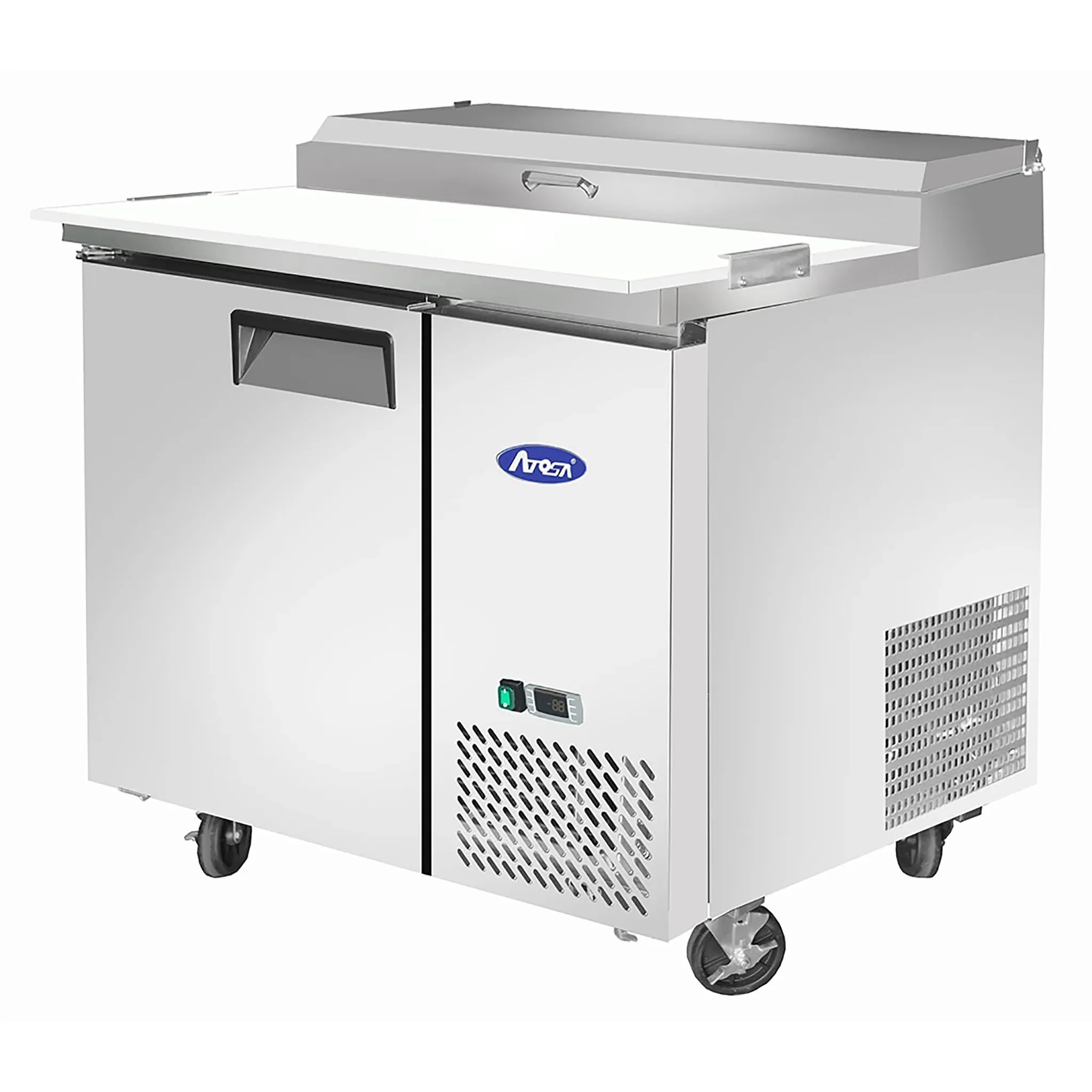Atosa MPF8201GR Single Door 44" Refrigerated Pizza Prep Table - Image 5