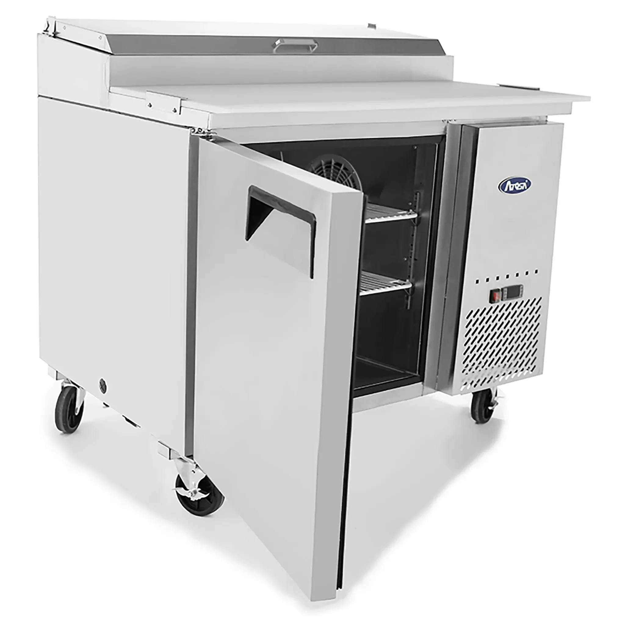 Atosa MPF8201GR Single Door 44" Refrigerated Pizza Prep Table - Image 6