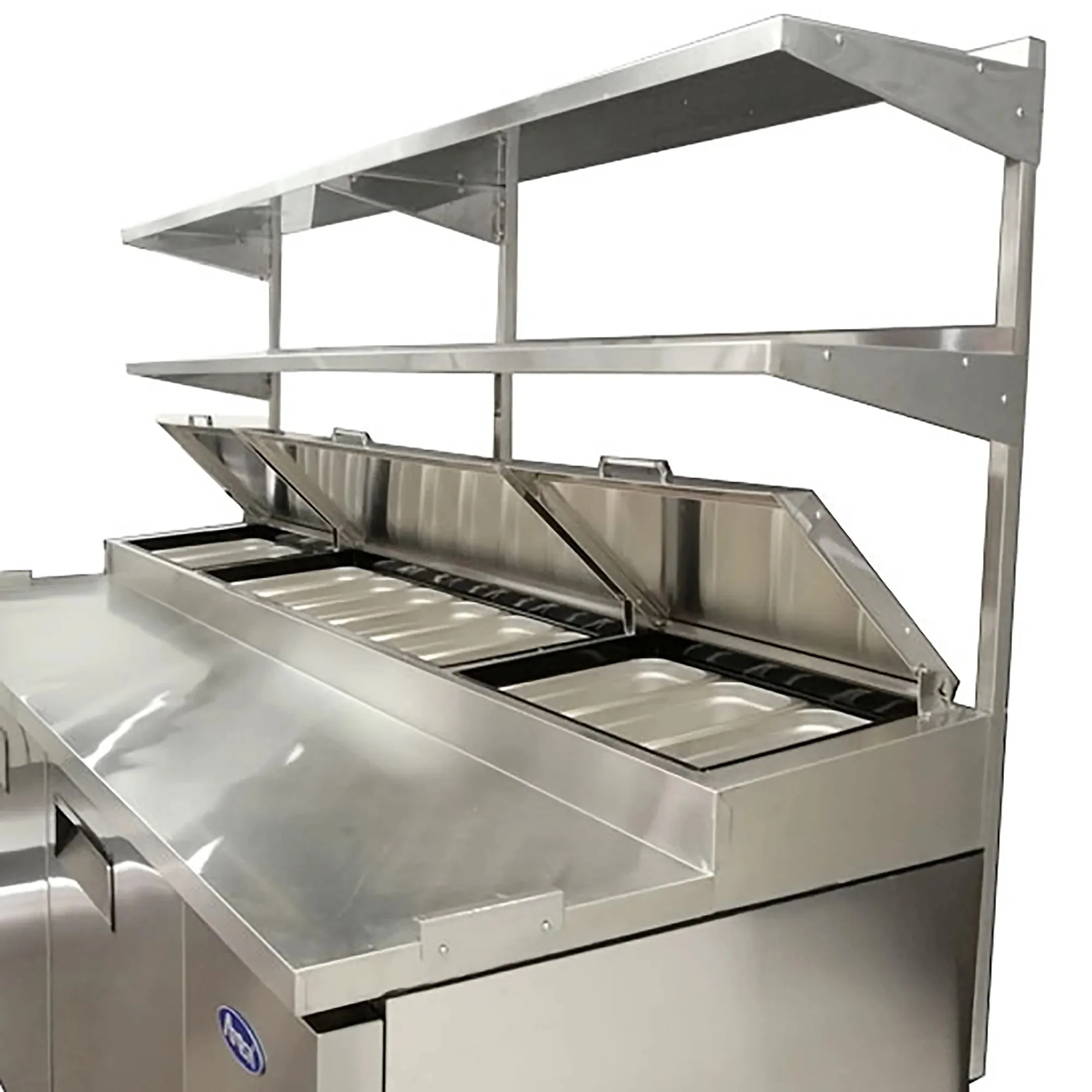 Atosa MROS-44P Stainless Steel Overshelf for 44" Pizza Prep Table