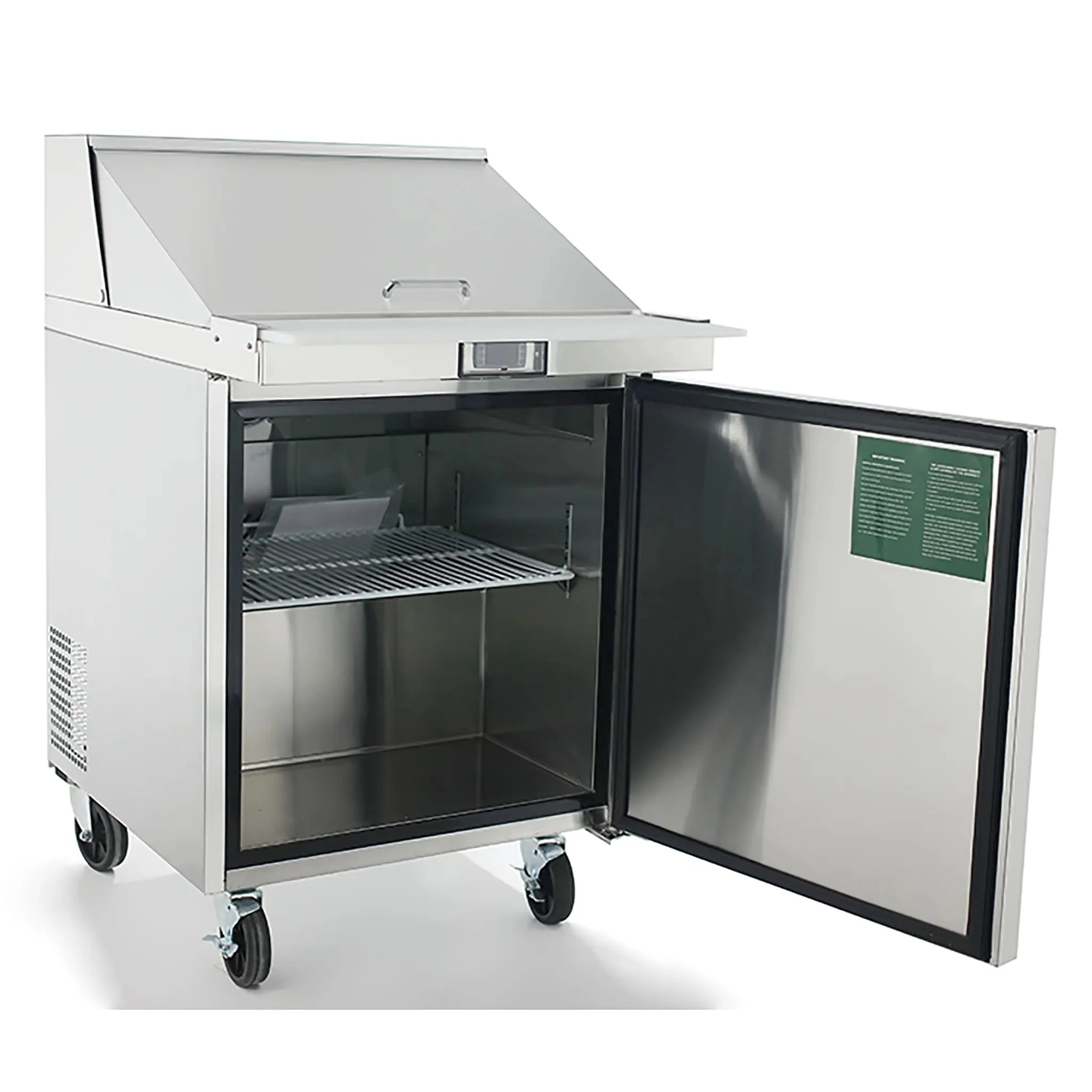 Atosa MSF8301GR Single Door 27" Refrigerated Sandwich Prep Table - Image 4