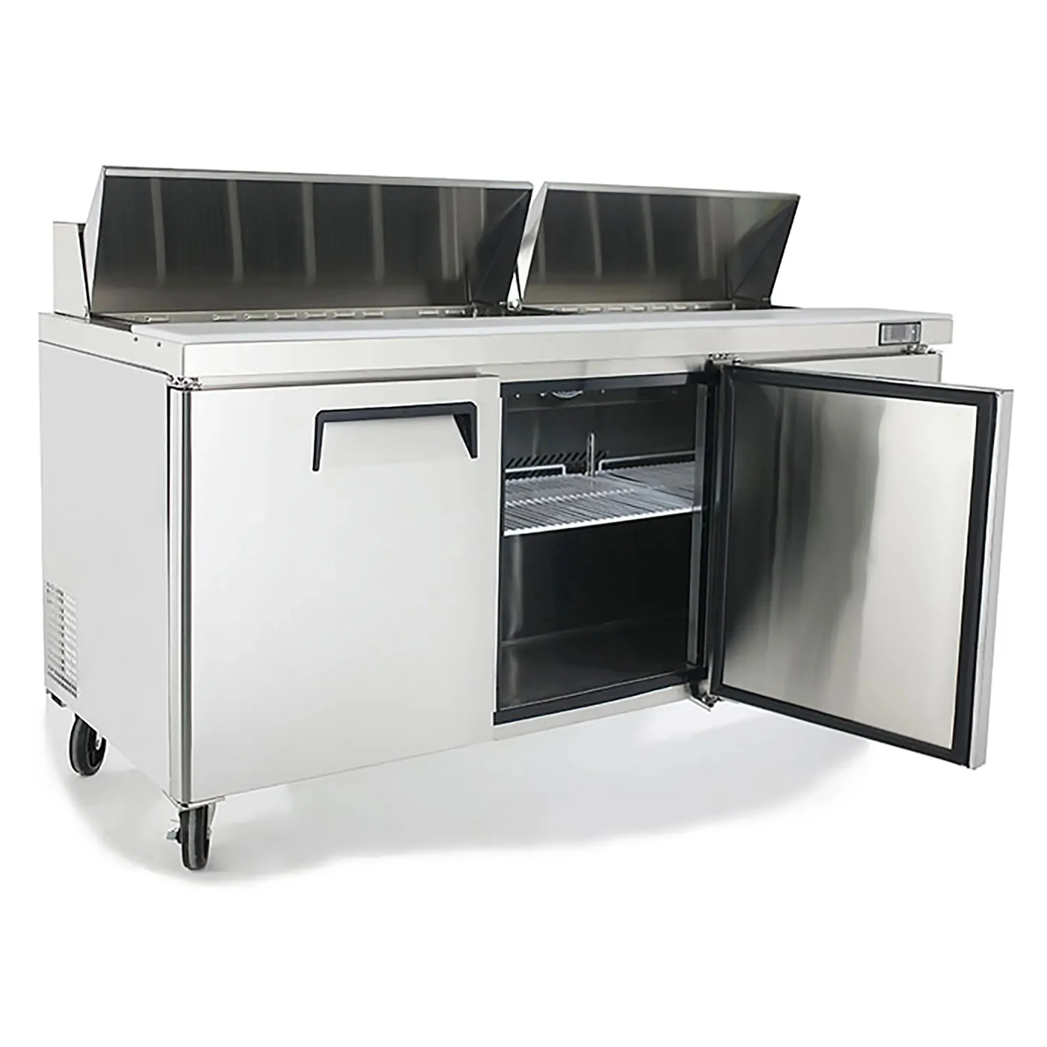 Atosa MSF8304GR Triple Door 72" Refrigerated Sandwich Prep Table - Image 4