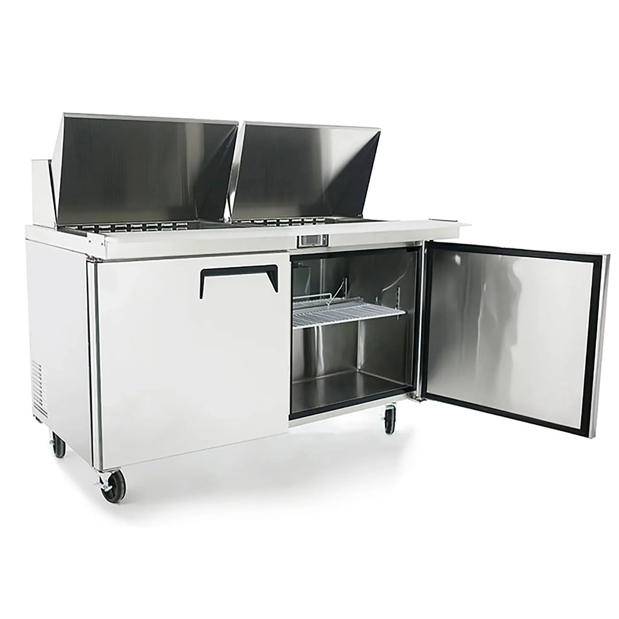 Atosa MSF8307GR Double Door 60" Refrigerated Mega Top Sandwich Prep Table - Image 4