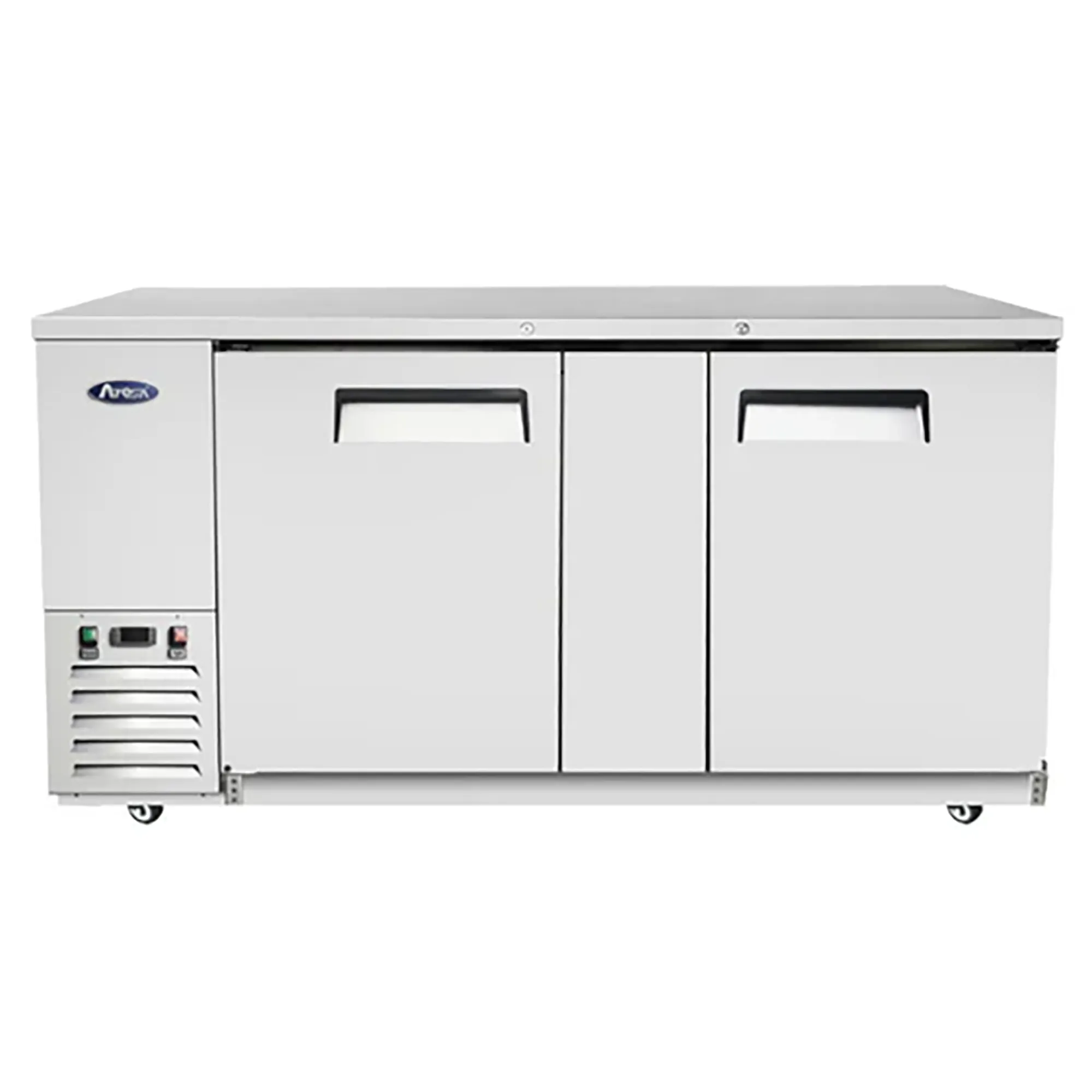 Atosa SBB69GRAUS Series 69" Shallow Double Door Back Bar Cooler - Various Configurations