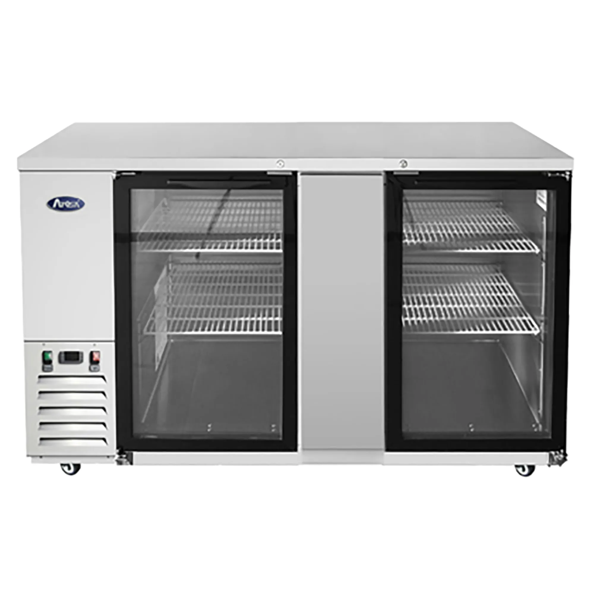 Atosa SBB69GRAUS Series 69" Shallow Double Door Back Bar Cooler - Various Configurations - Image 2