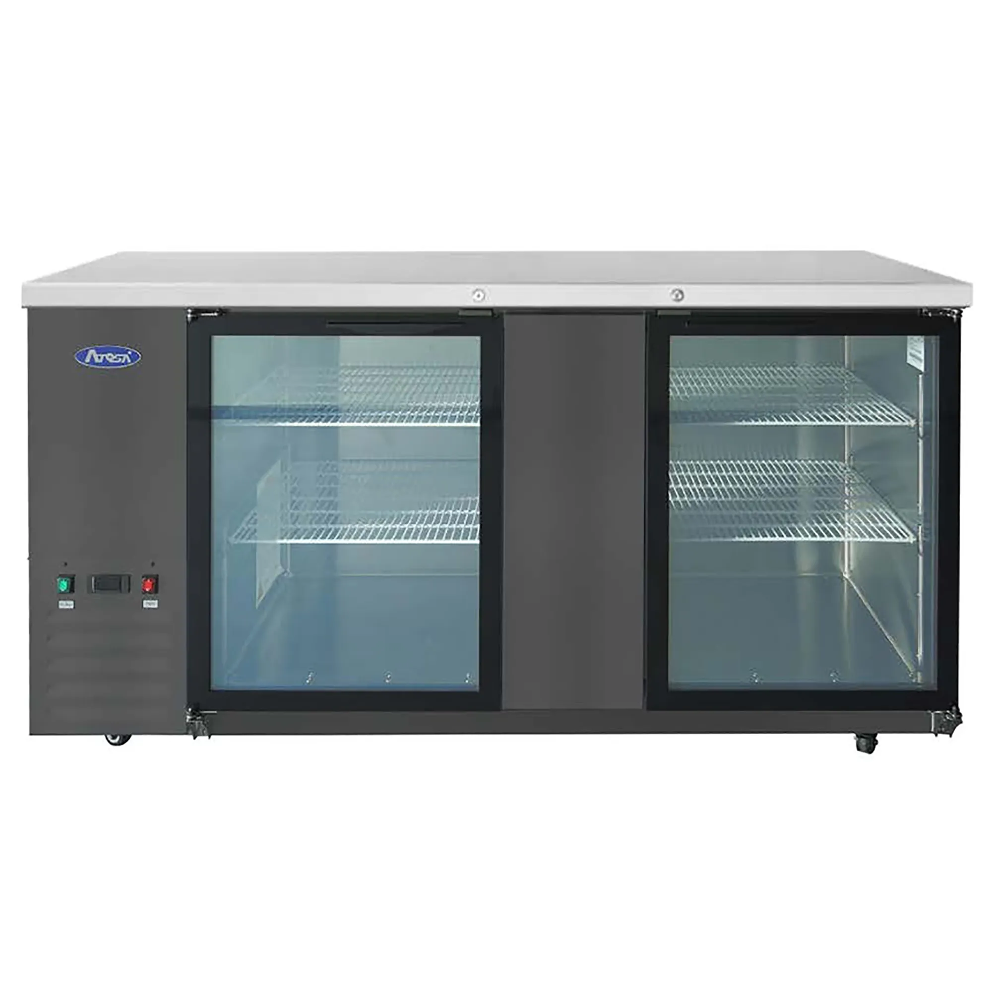 Atosa SBB69GRAUS Series 69" Shallow Double Door Back Bar Cooler - Various Configurations - Image 5