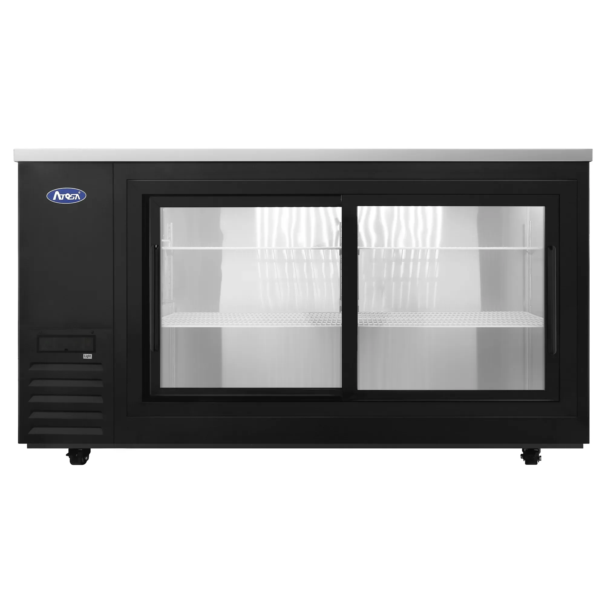 Atosa SBB69GRAUS Series 69" Shallow Double Door Back Bar Cooler - Various Configurations - Image 6