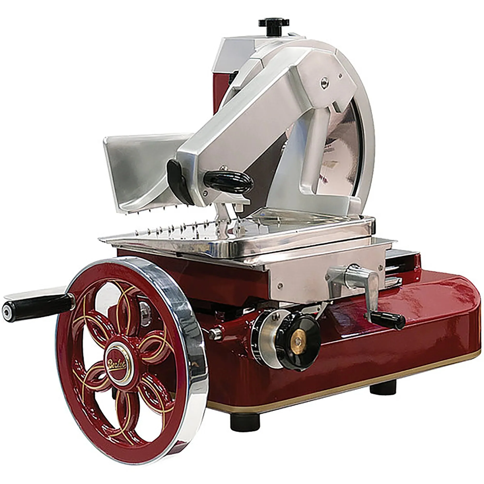 Berkel 330M-STD Manual Prosciutto Flywheel Slicer - 13" Blade - Image 3