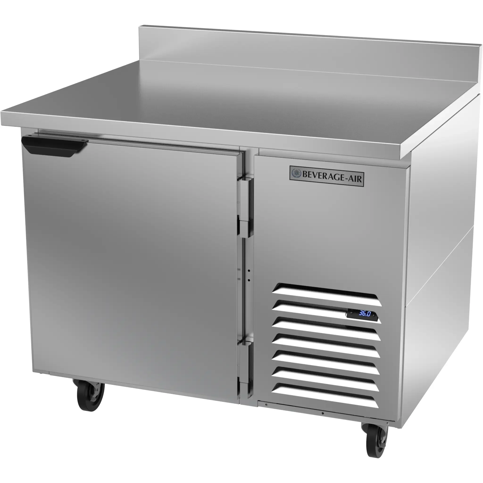 **OPEN BOX** Beverage Air WTR41AHC 41" Single Door Under Counter Refrigerator - Image 3