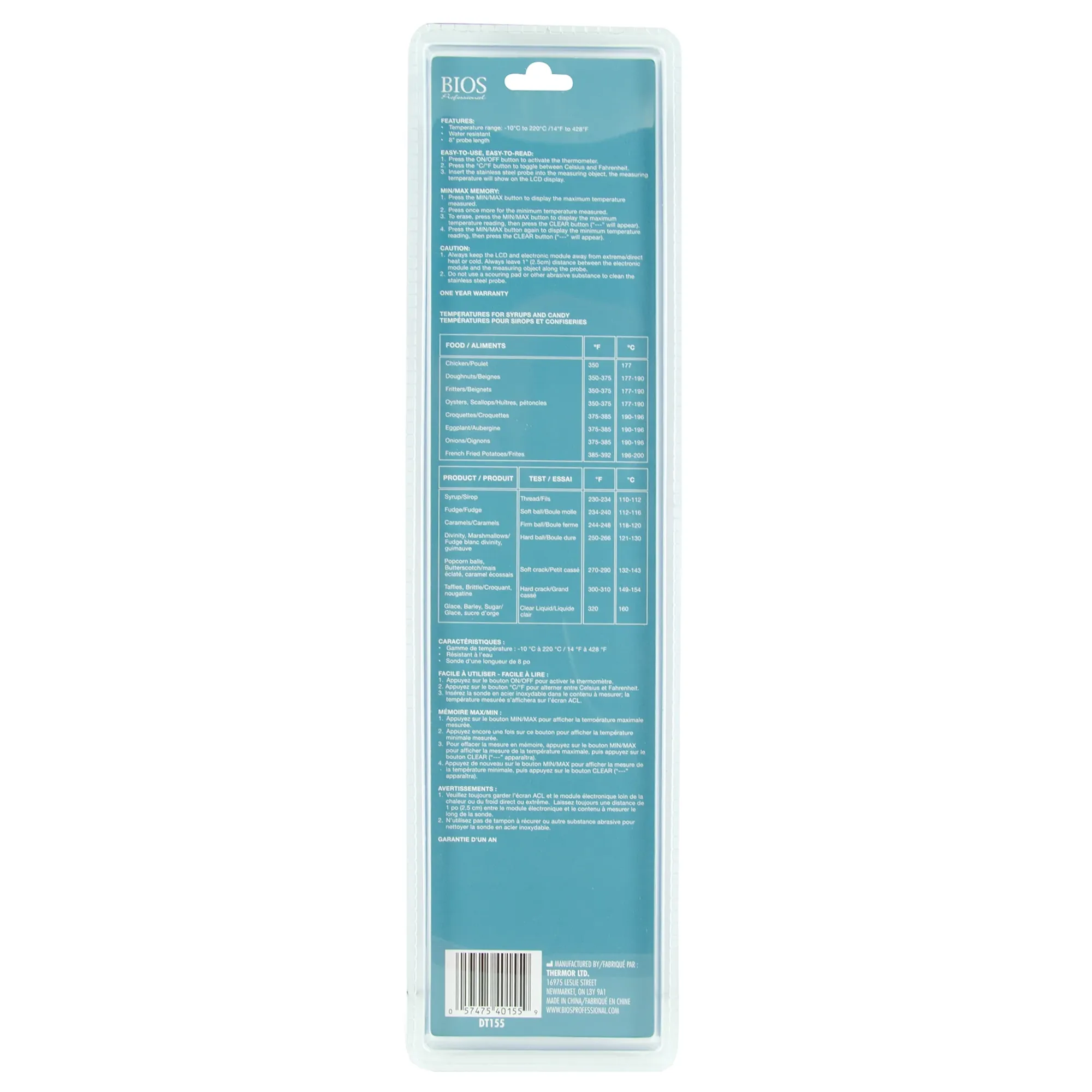 Bios DT155 Digital Deep Fry Candy Thermometer - Image 3