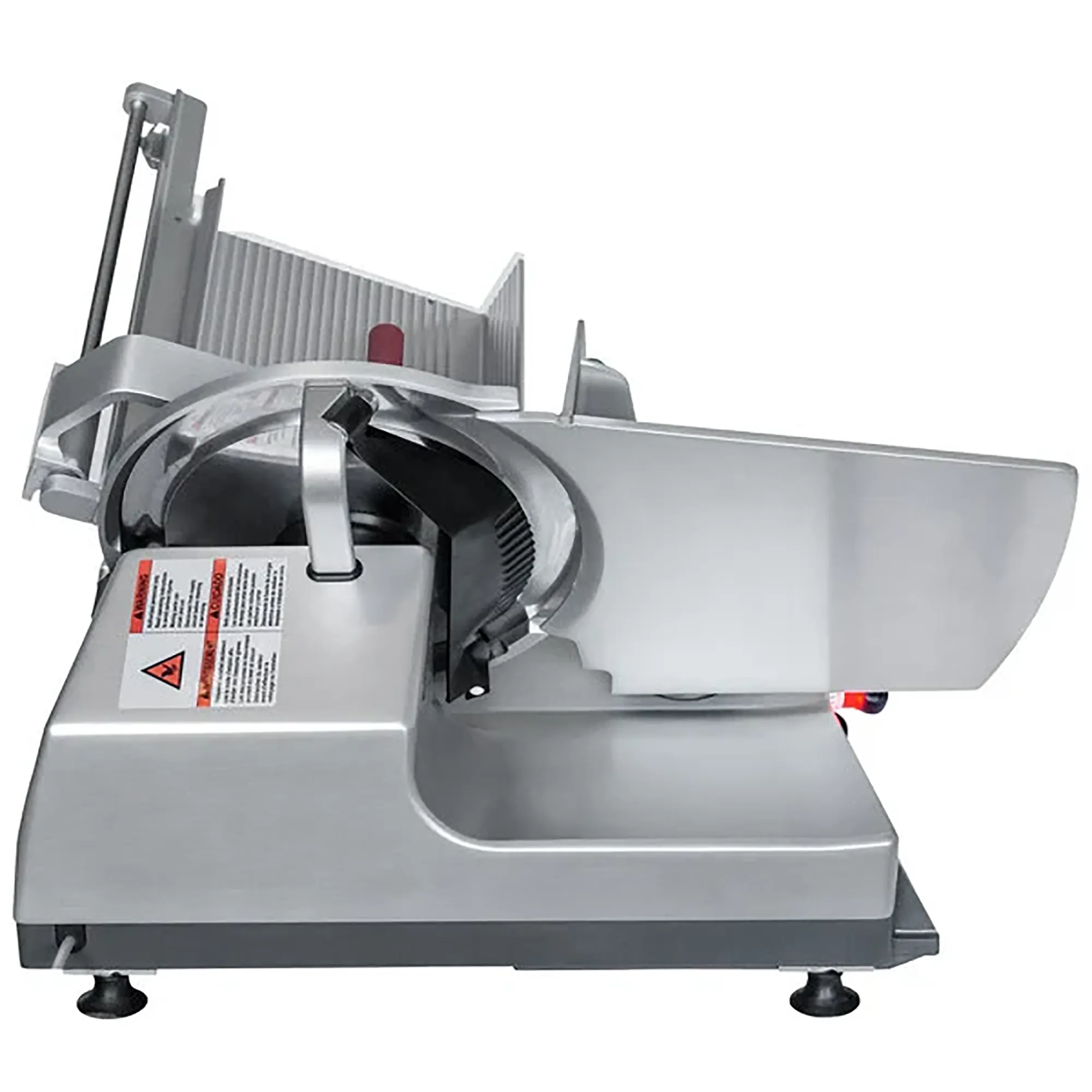 Bizerba GSP HDI-90 Automatic Illuminated Aluminum Meat Slicer - 13” Blade, 1/2 HP, Belt Drive - Image 3