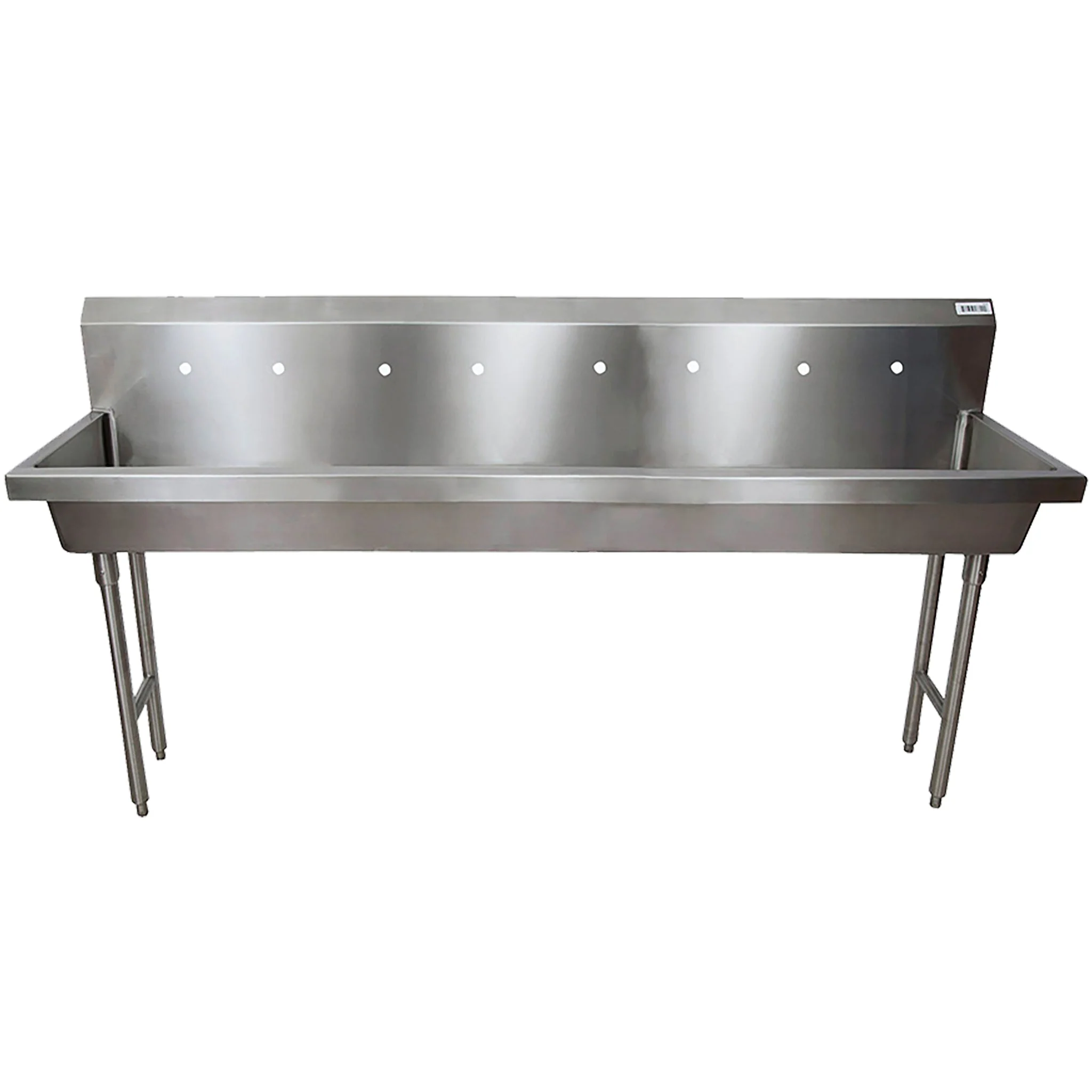 BK Resources MSHS Series Free Standing Multi-Station Hand Washing Sink - Various Sizes - Image 11