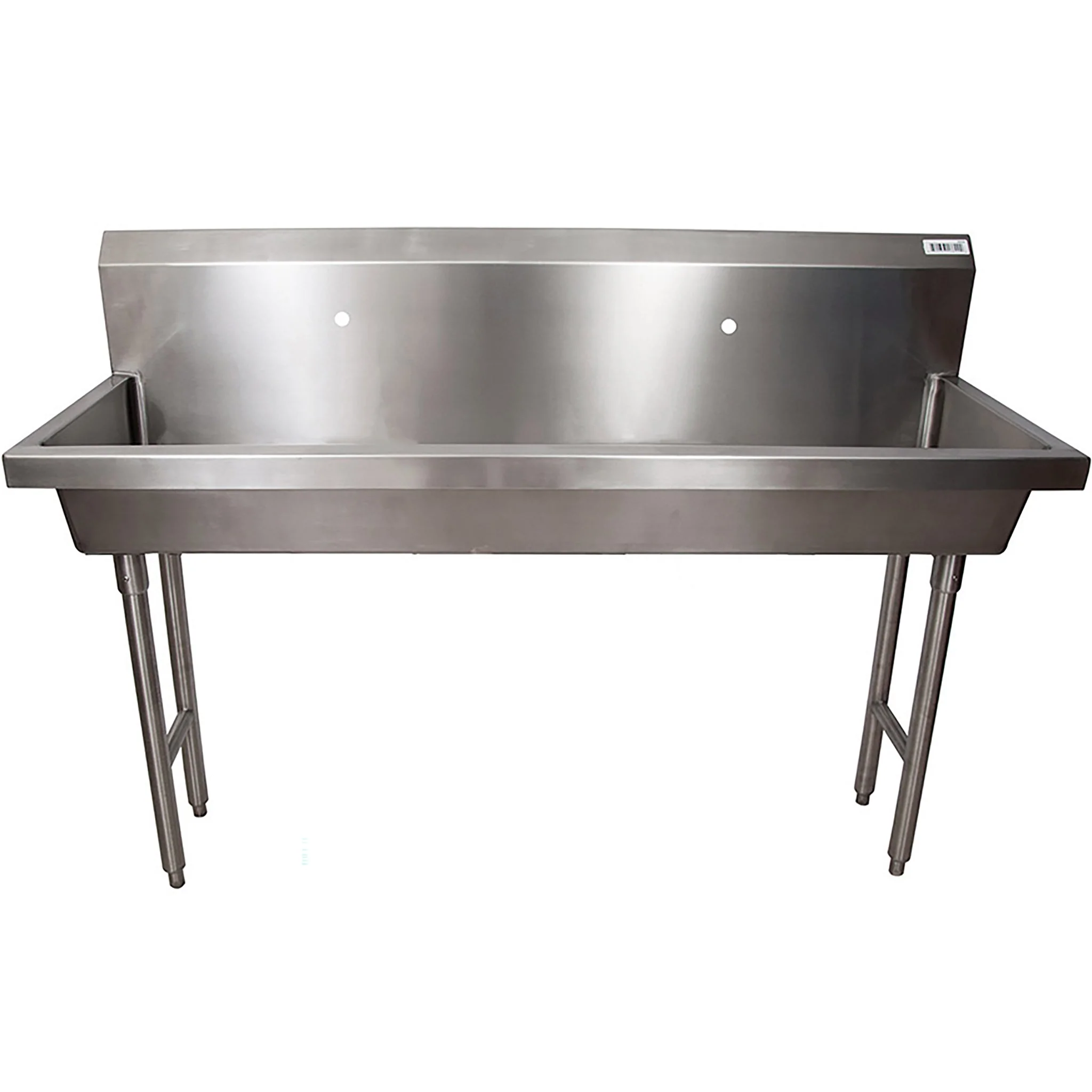 BK Resources MSHS Series Free Standing Multi-Station Hand Washing Sink - Various Sizes - Image 4