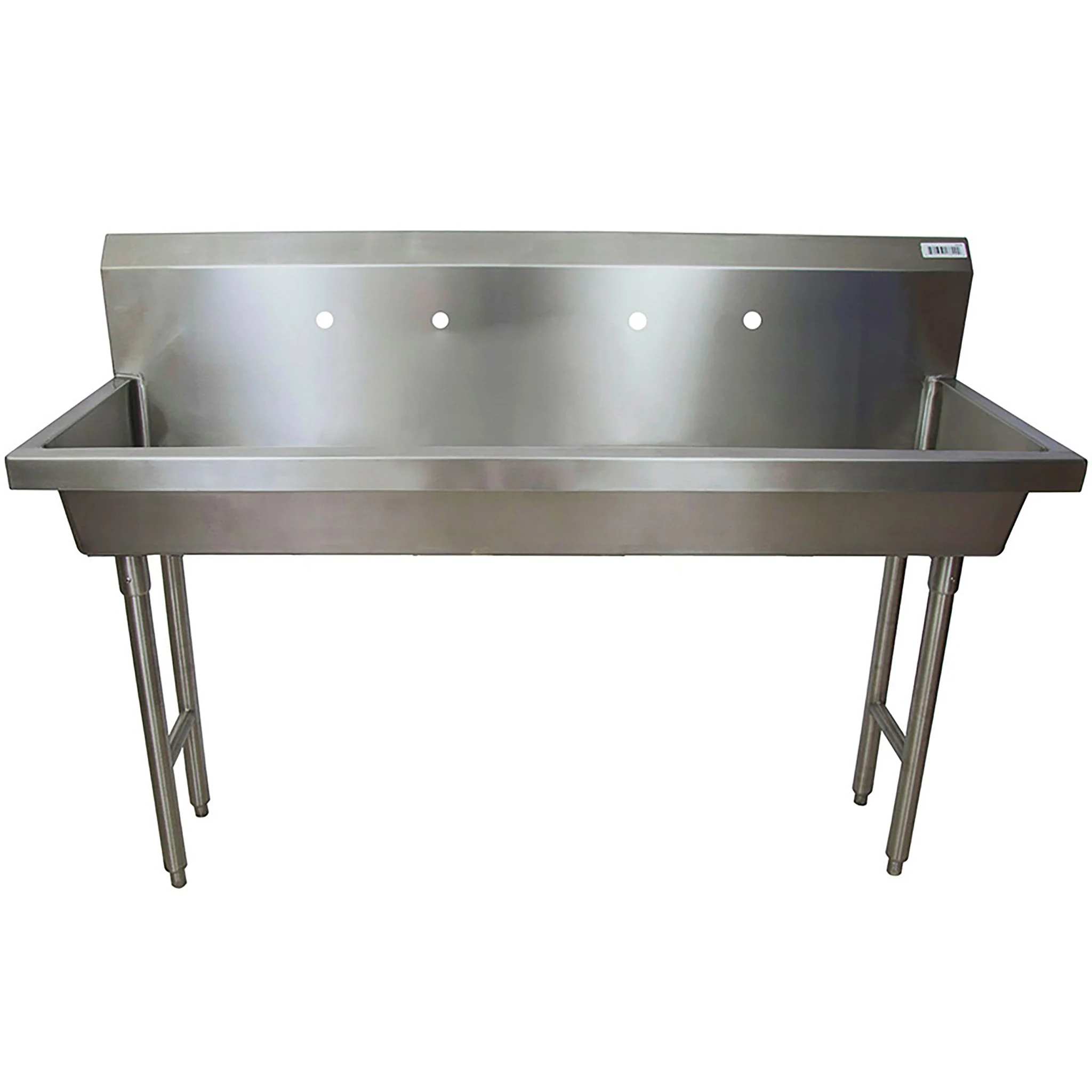 BK Resources MSHS Series Free Standing Multi-Station Hand Washing Sink - Various Sizes - Image 5