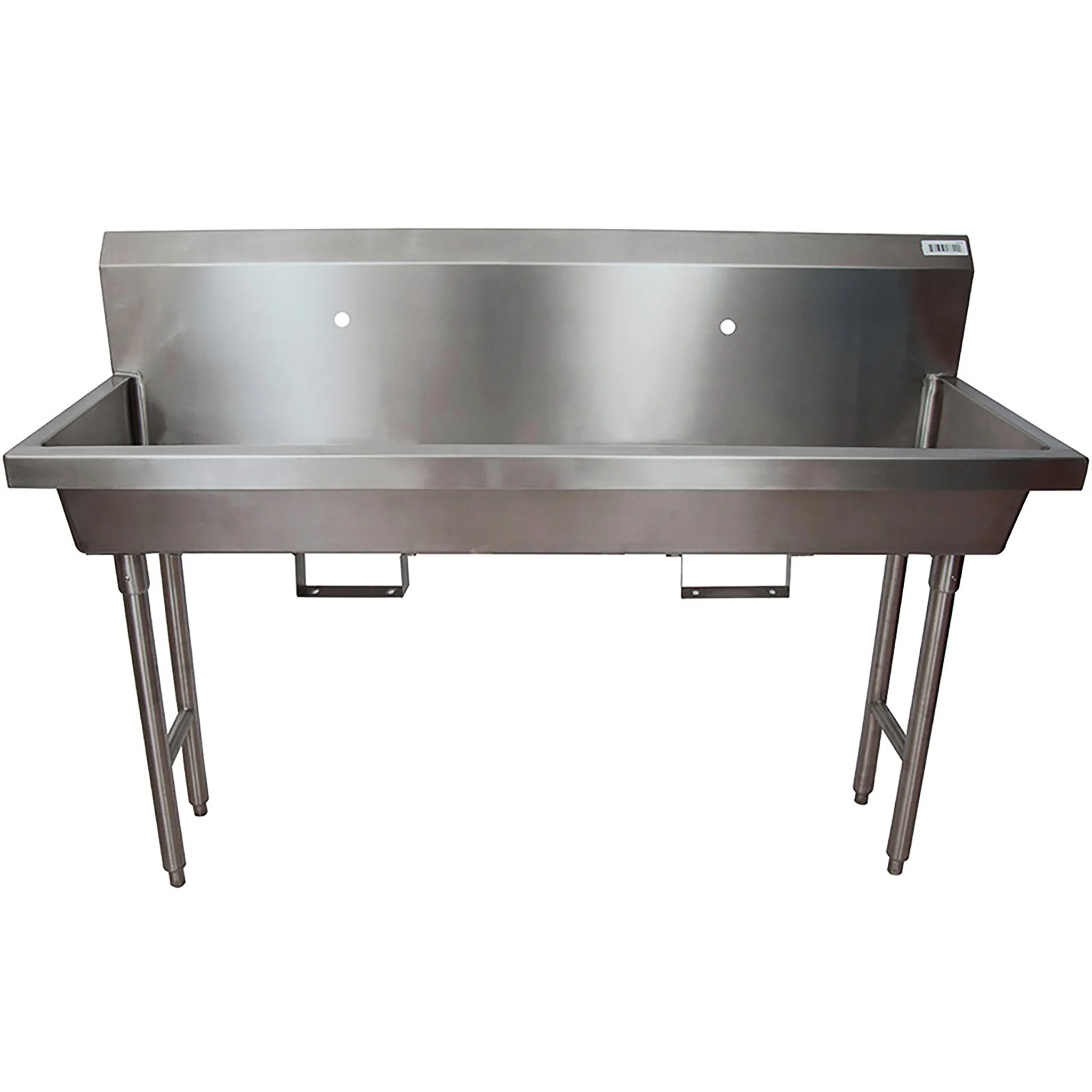 BK Resources MSHS Series Free Standing Multi-Station Hand Washing Sink - Various Sizes - Image 6