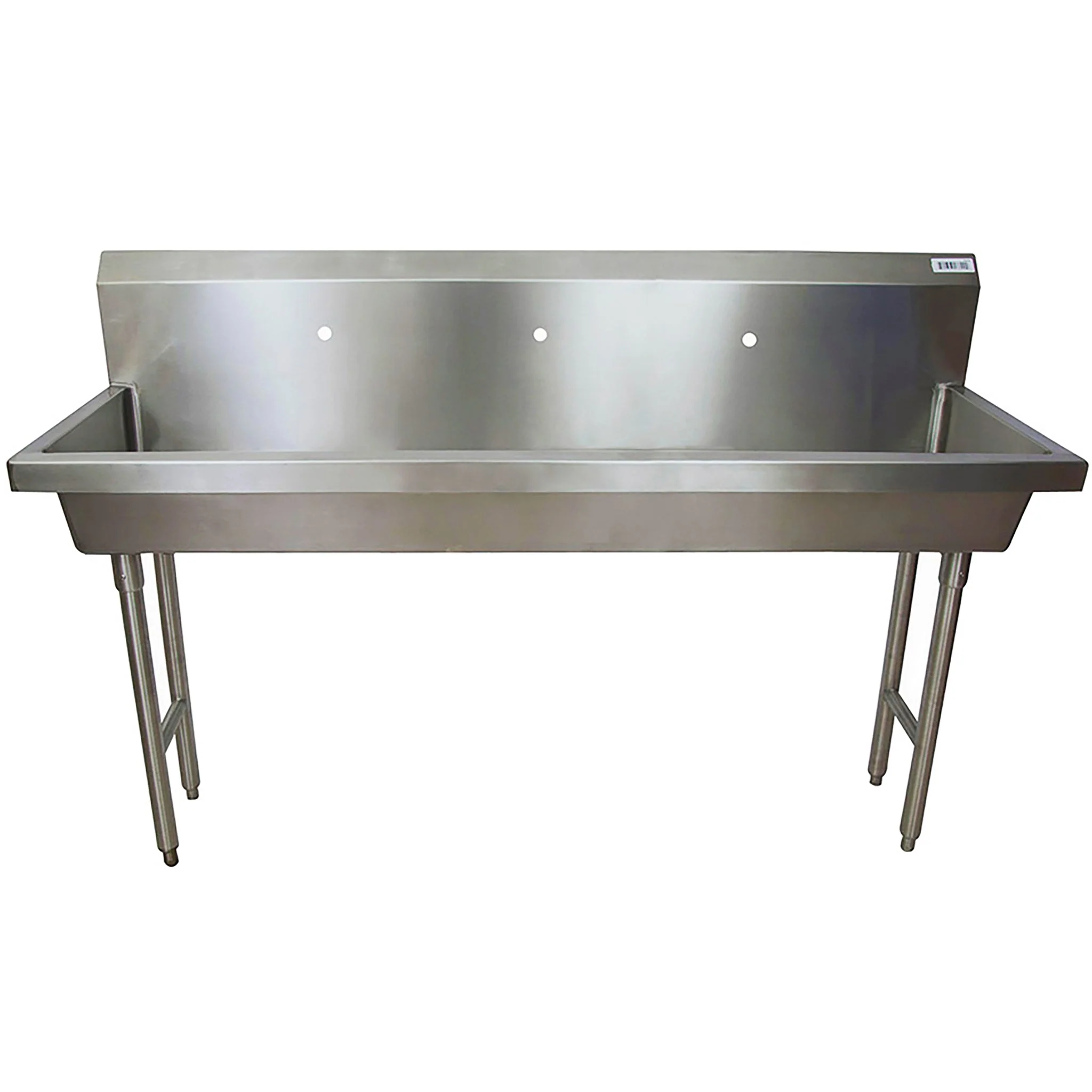 BK Resources MSHS Series Free Standing Multi-Station Hand Washing Sink - Various Sizes - Image 7