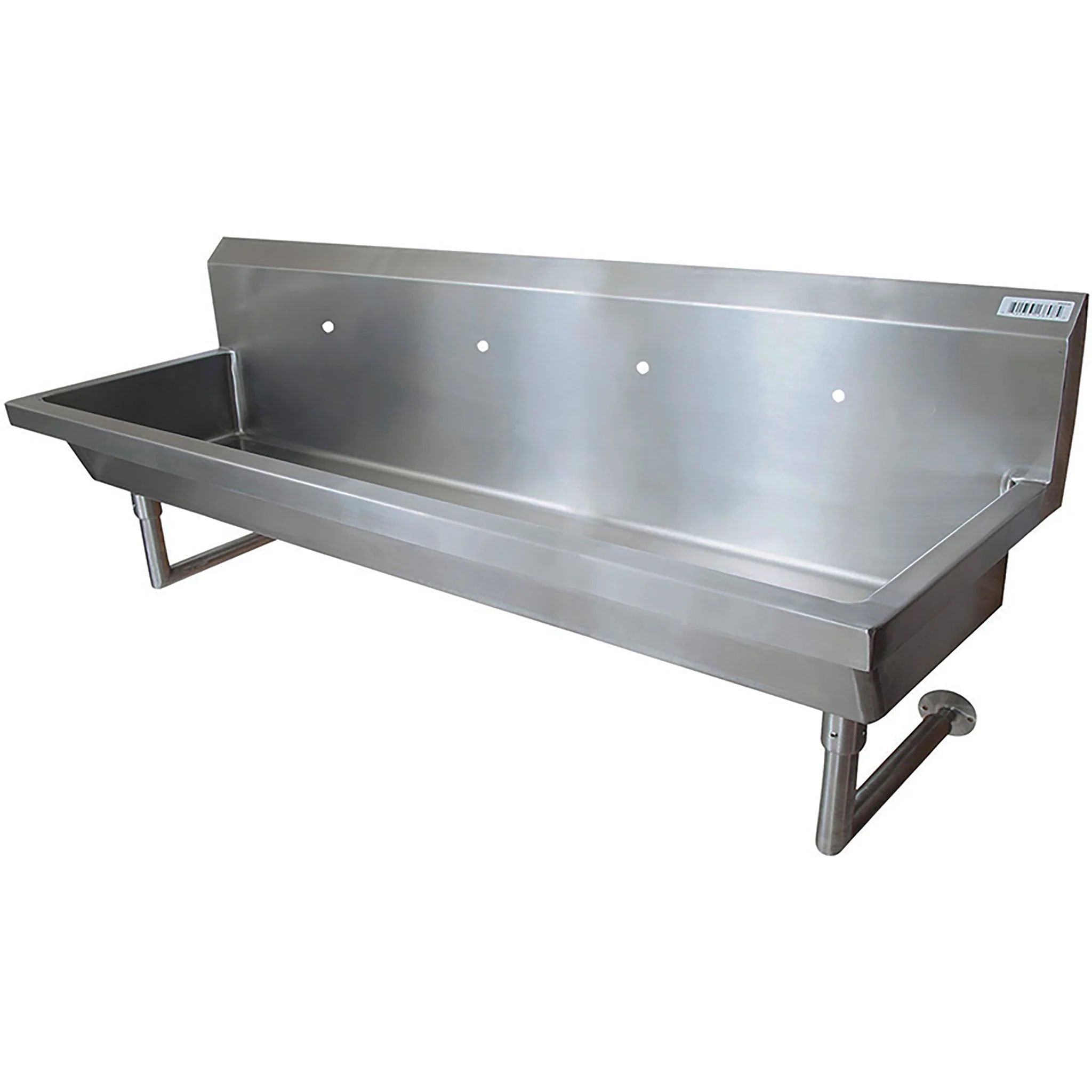 BK Resources MSHS Series Wall Mounted Multi-Station Hand Washing Sink - Various Sizes - Image 10