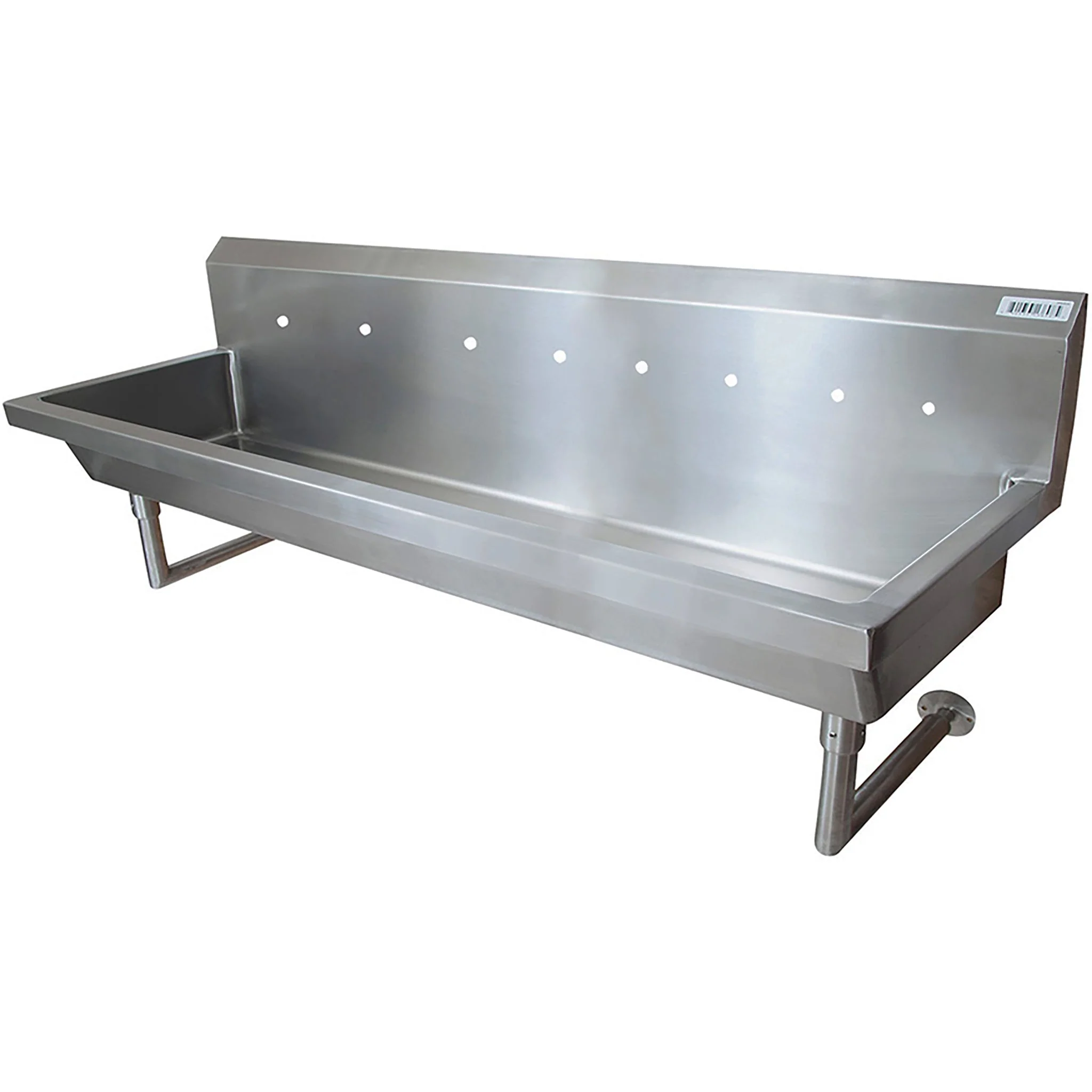 BK Resources MSHS Series Wall Mounted Multi-Station Hand Washing Sink - Various Sizes - Image 11