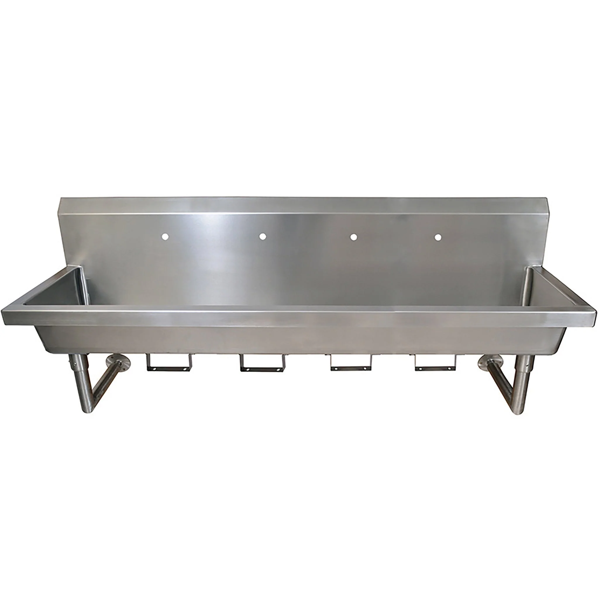 BK Resources MSHS Series Wall Mounted Multi-Station Hand Washing Sink - Various Sizes - Image 12