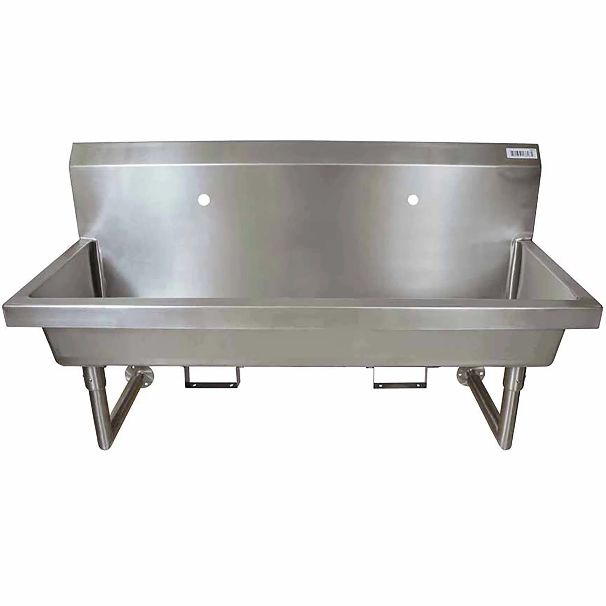 BK Resources MSHS Series Wall Mounted Multi-Station Hand Washing Sink - Various Sizes - Image 3