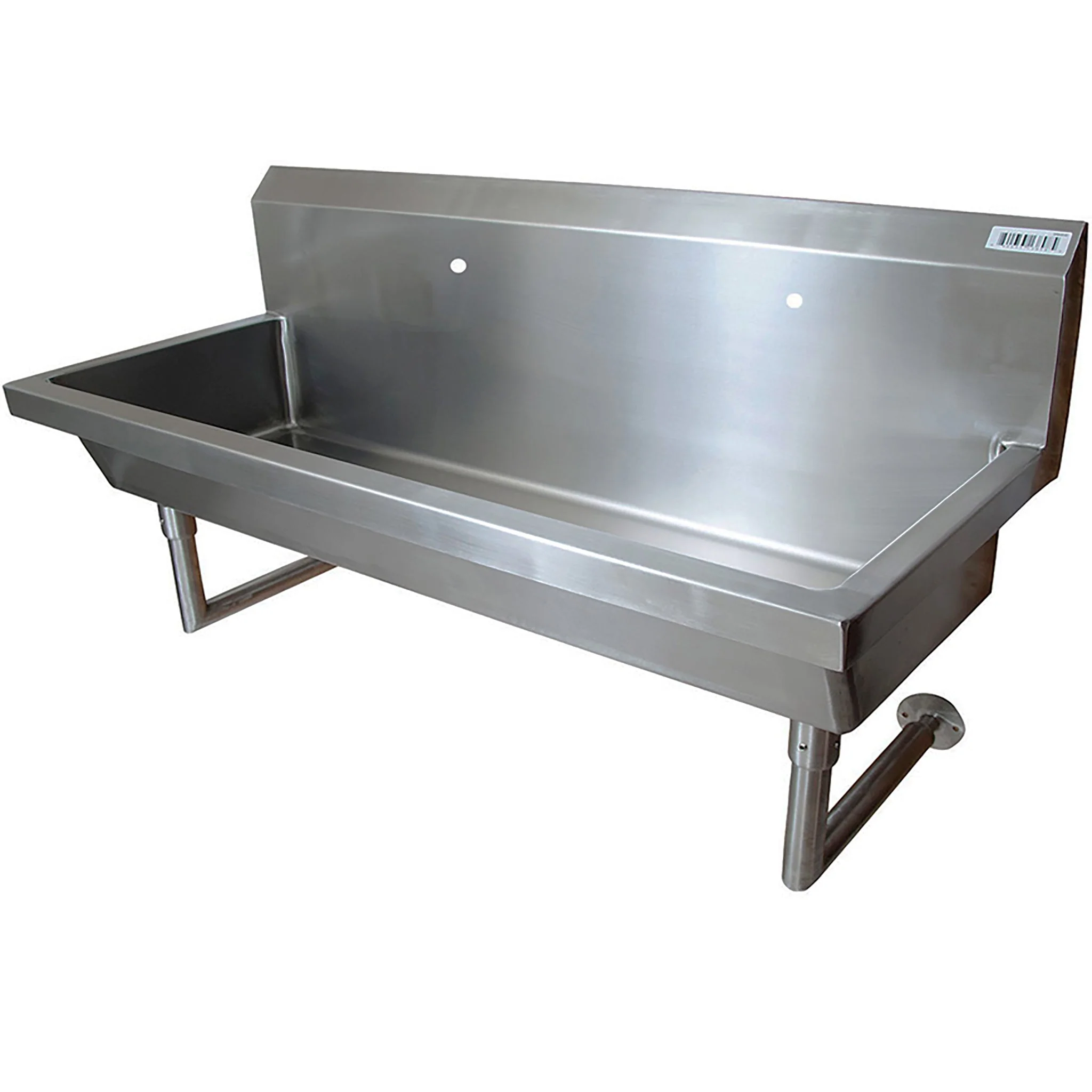 BK Resources MSHS Series Wall Mounted Multi-Station Hand Washing Sink - Various Sizes - Image 4