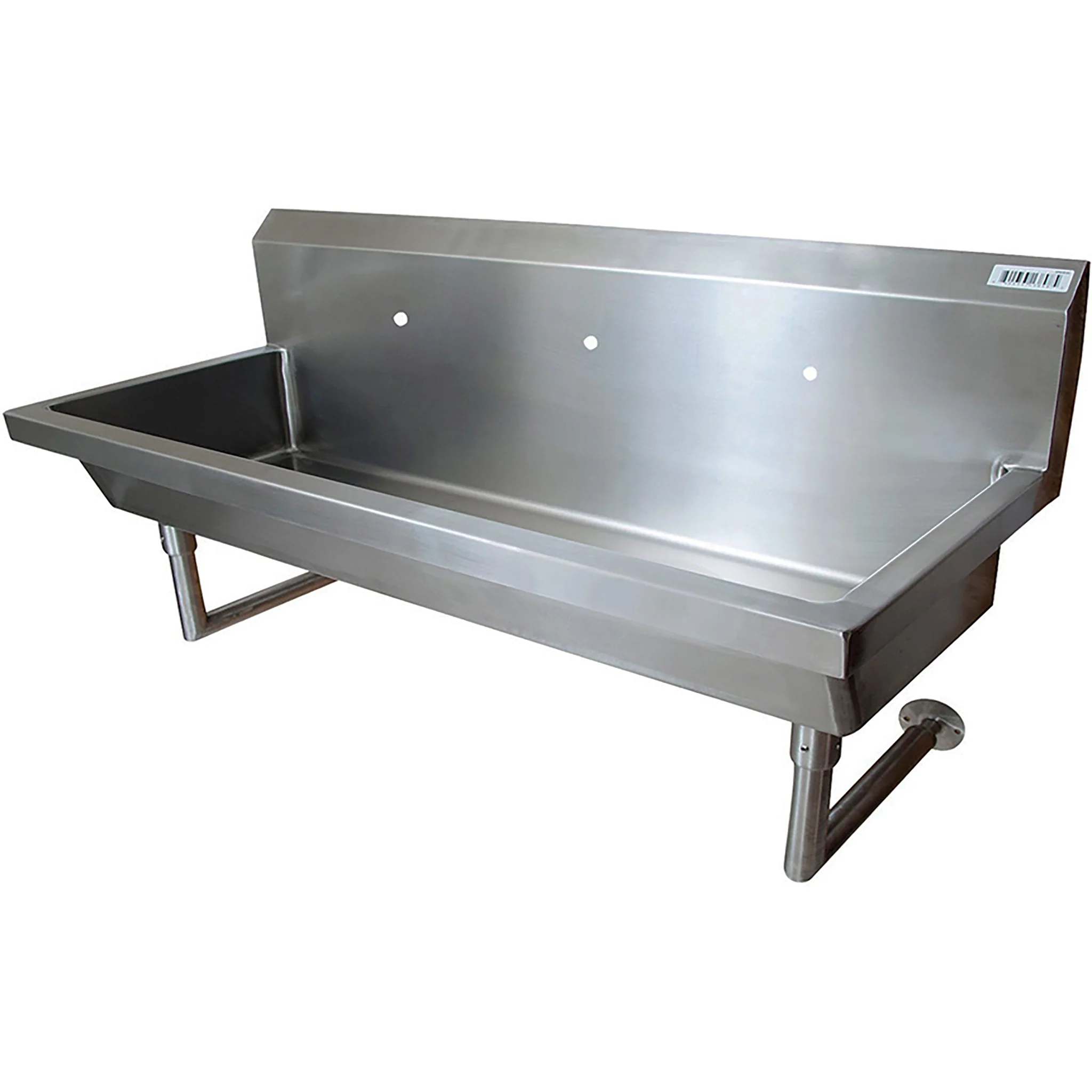 BK Resources MSHS Series Wall Mounted Multi-Station Hand Washing Sink - Various Sizes - Image 7