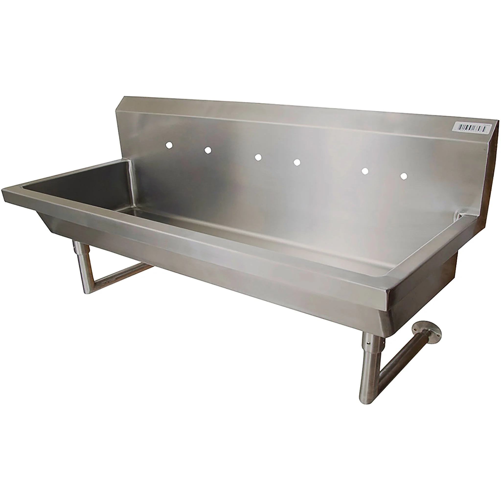 BK Resources MSHS Series Wall Mounted Multi-Station Hand Washing Sink - Various Sizes - Image 8