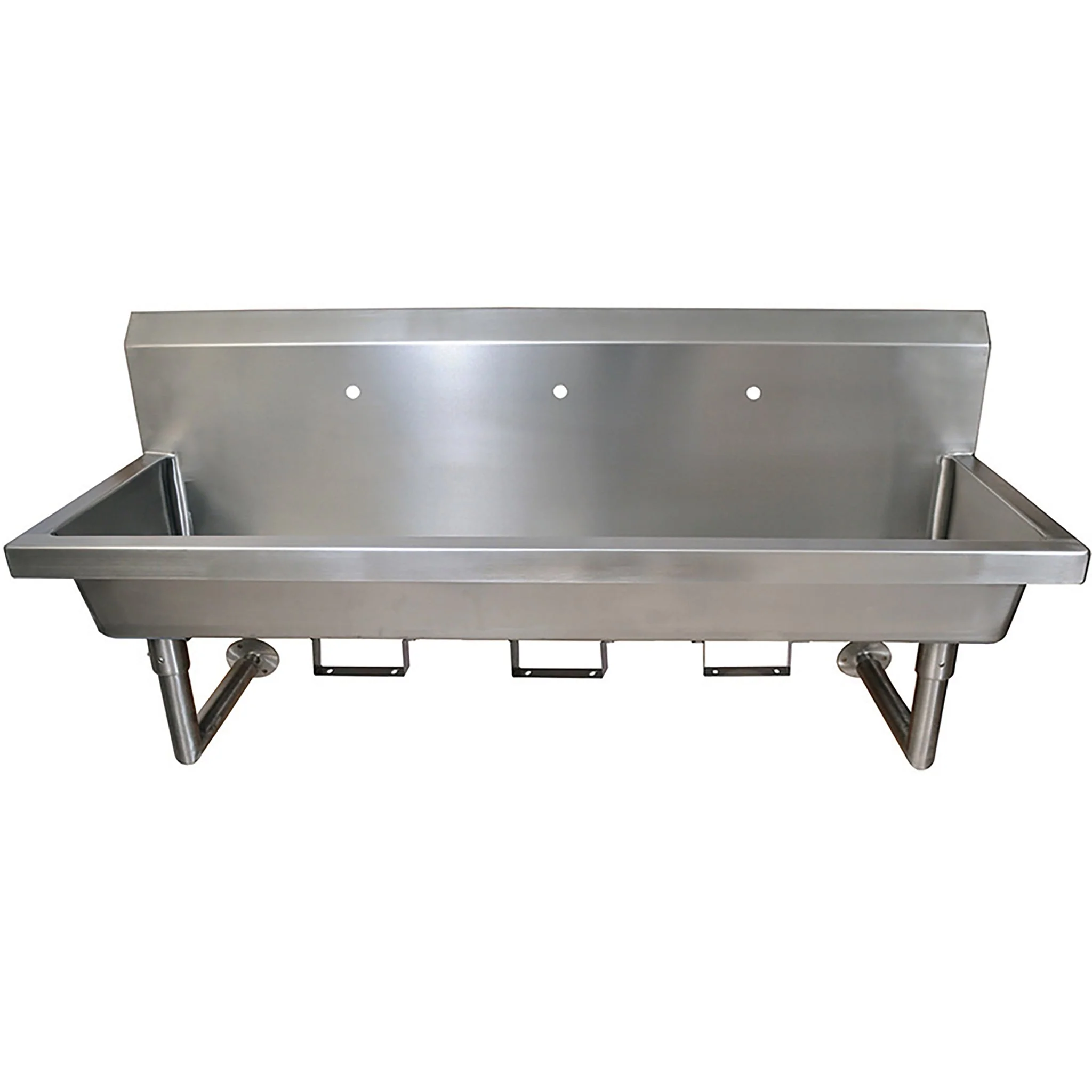 BK Resources MSHS Series Wall Mounted Multi-Station Hand Washing Sink - Various Sizes - Image 9