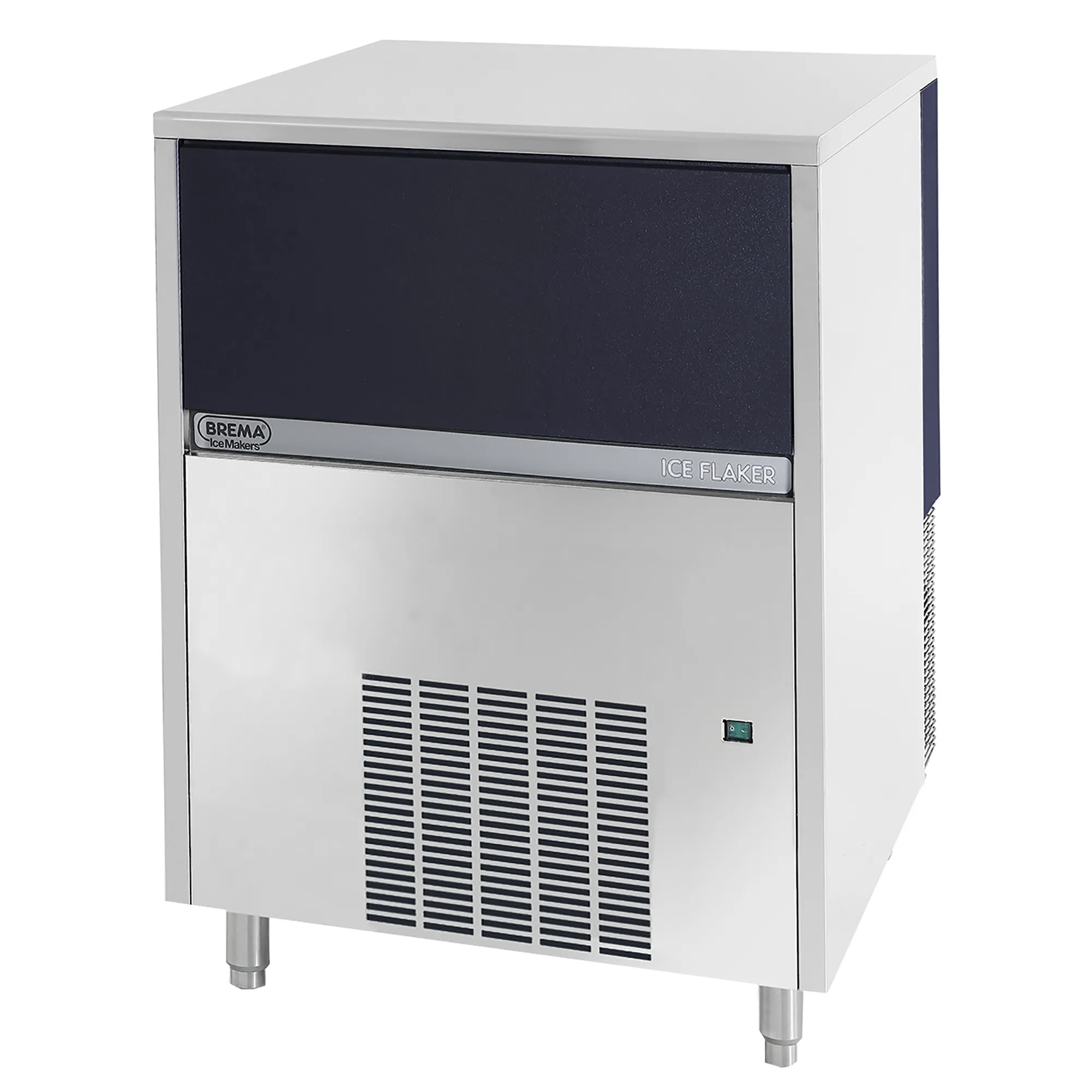 Brema GB1504A-HC Under Counter Ice Machine, Flake Shaped Ice - 368LBS/24HRS, 88LBS Storage