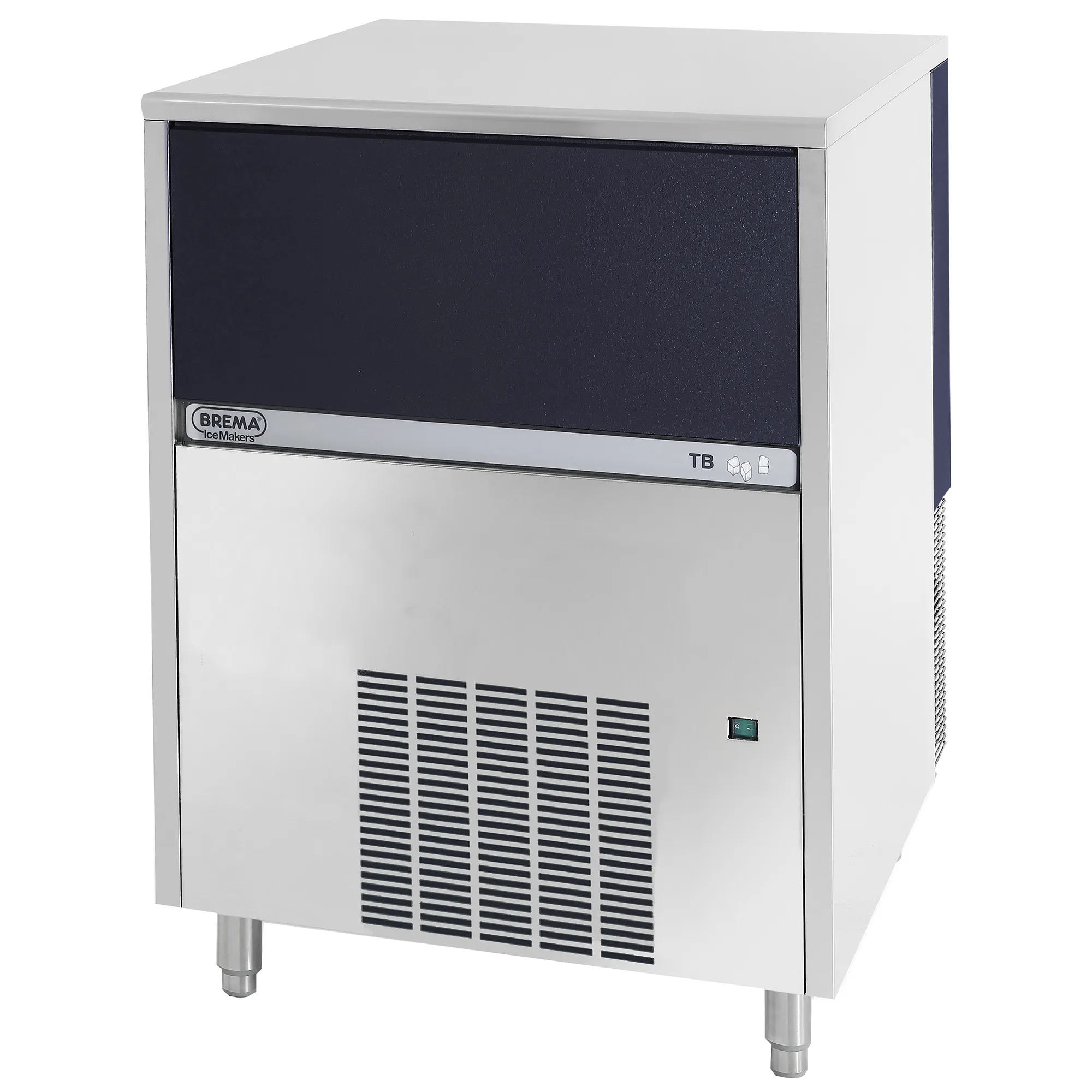 Brema TB1404A-HC Ice Machine, Pebble Shaped Ice - 333LBS/24HRS, 88LBS Storage
