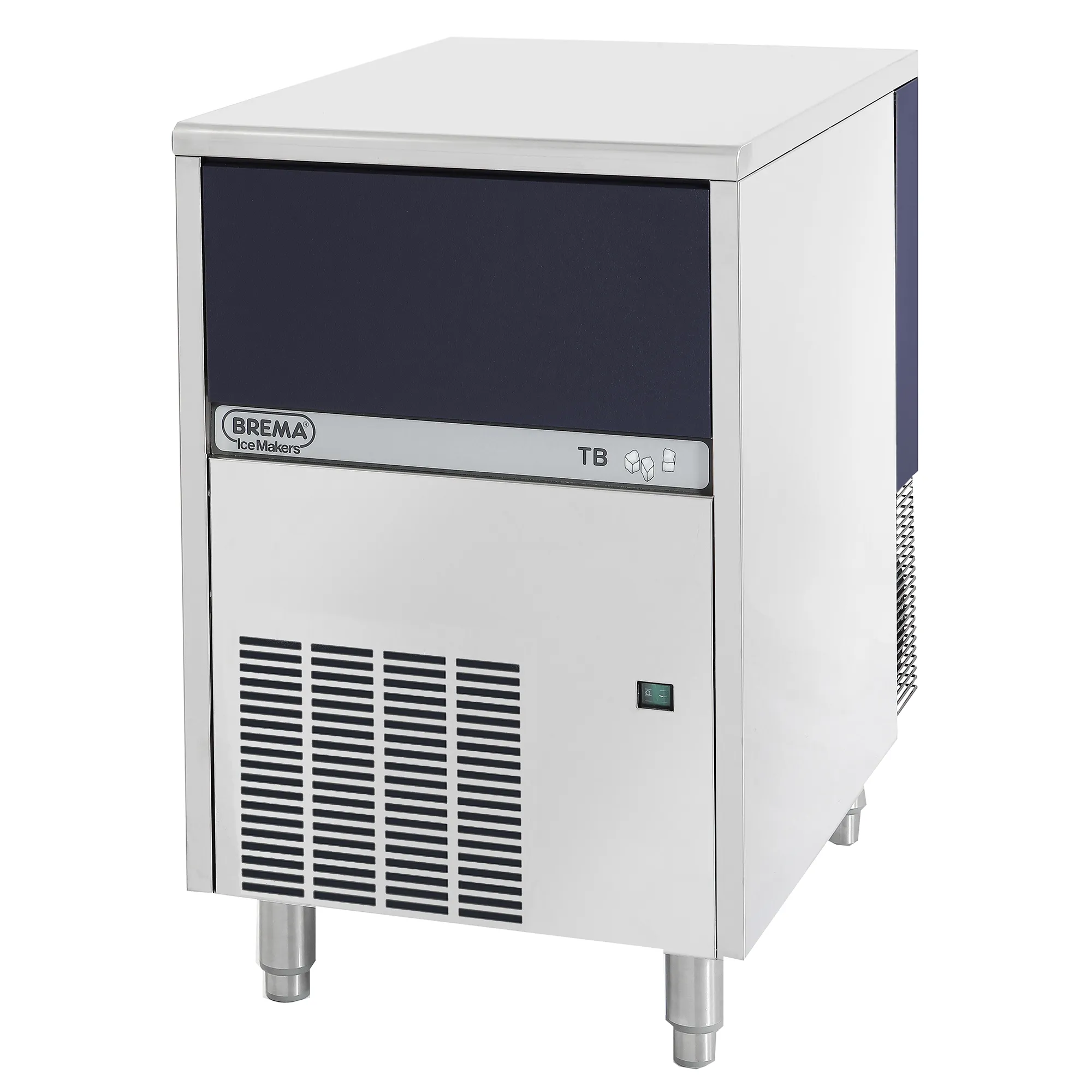 Brema TB852A-HC Ice Machine, Pebble Shaped Ice - 216LBS/24HRS, 44LBS Storage