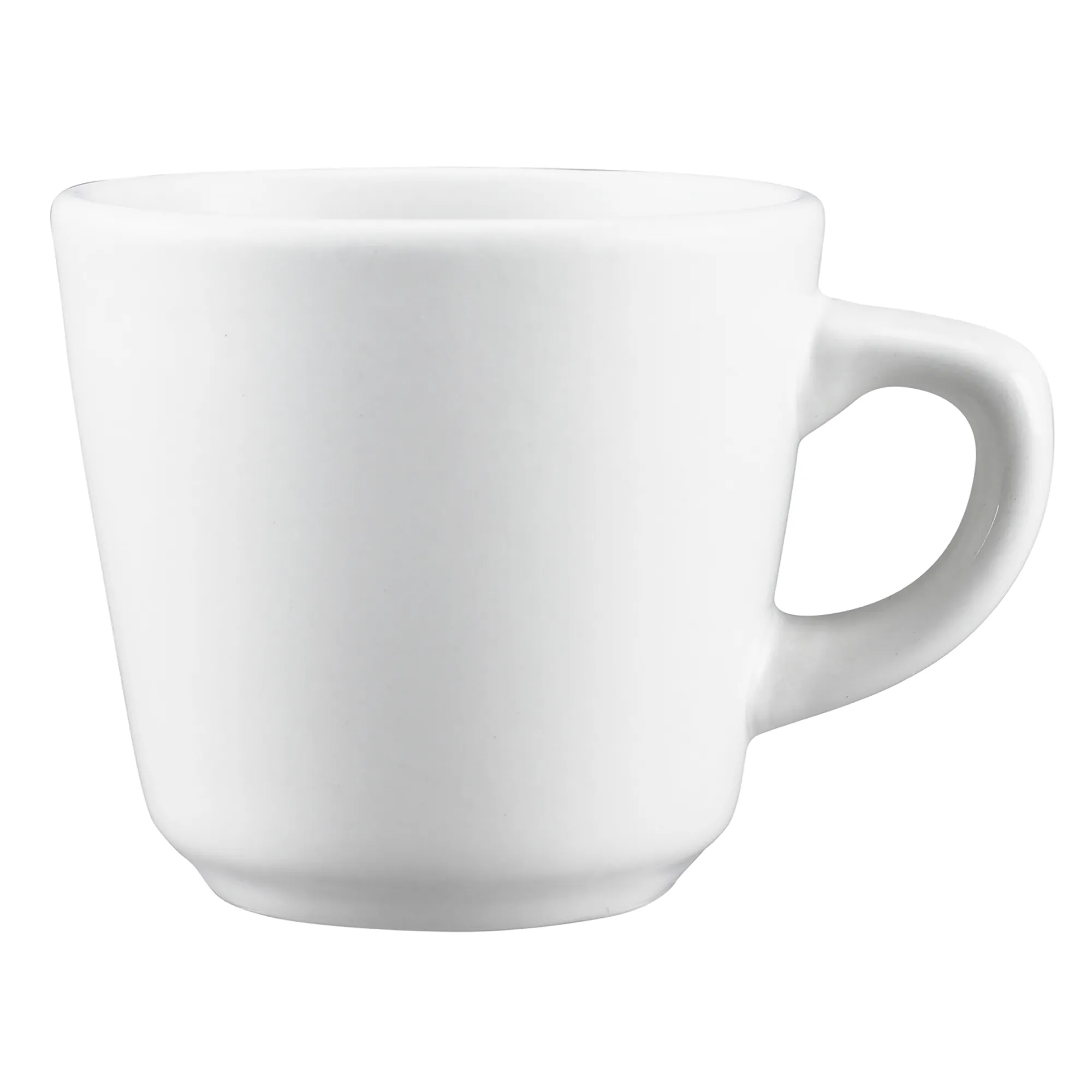 Browne PALM White Porcelain Stackable Cup (Pack of 12) - Various Sizes - Image 4