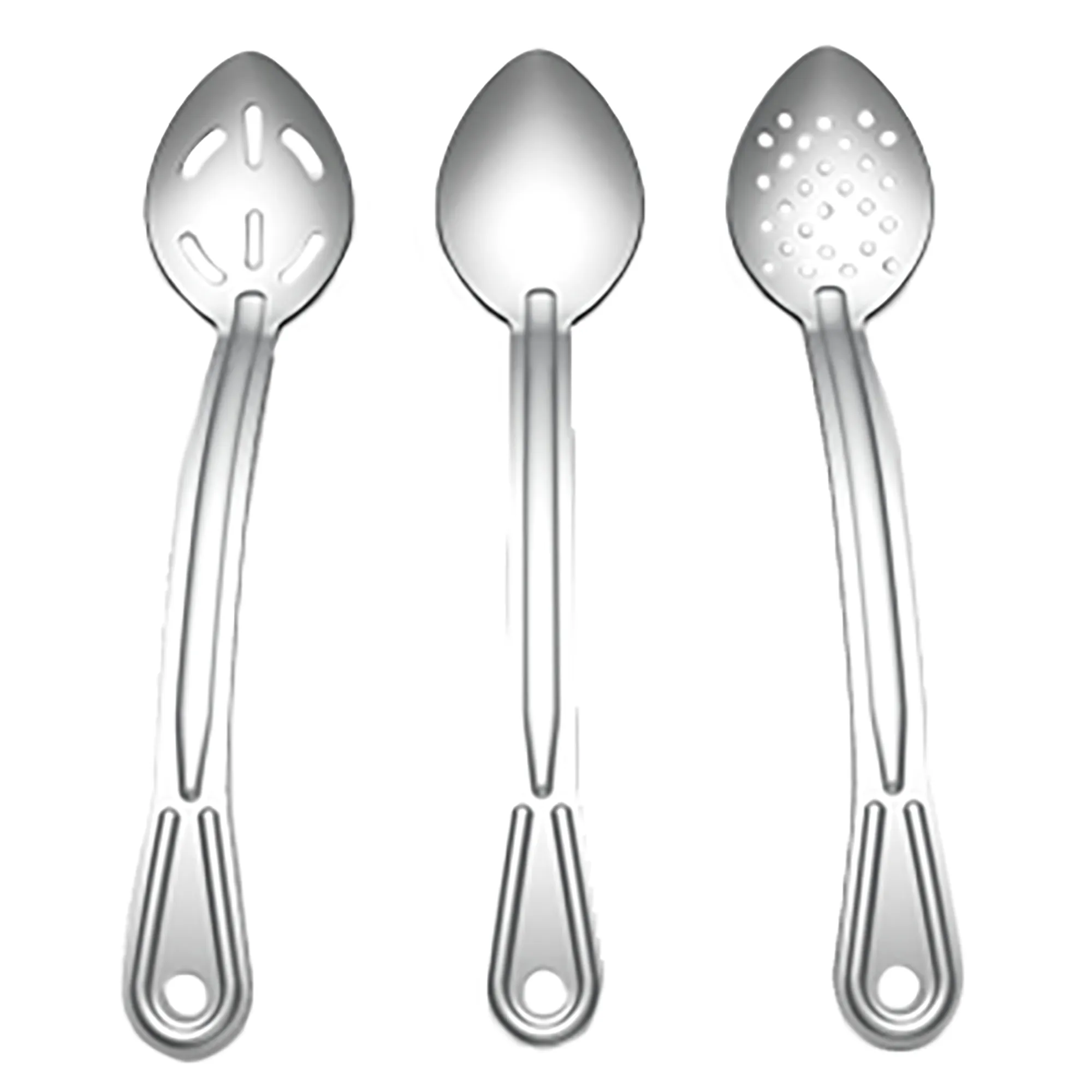 Browne RENAISSANCE Heavy-Duty Stainless Steel Curved Basting Spoon - Various Options