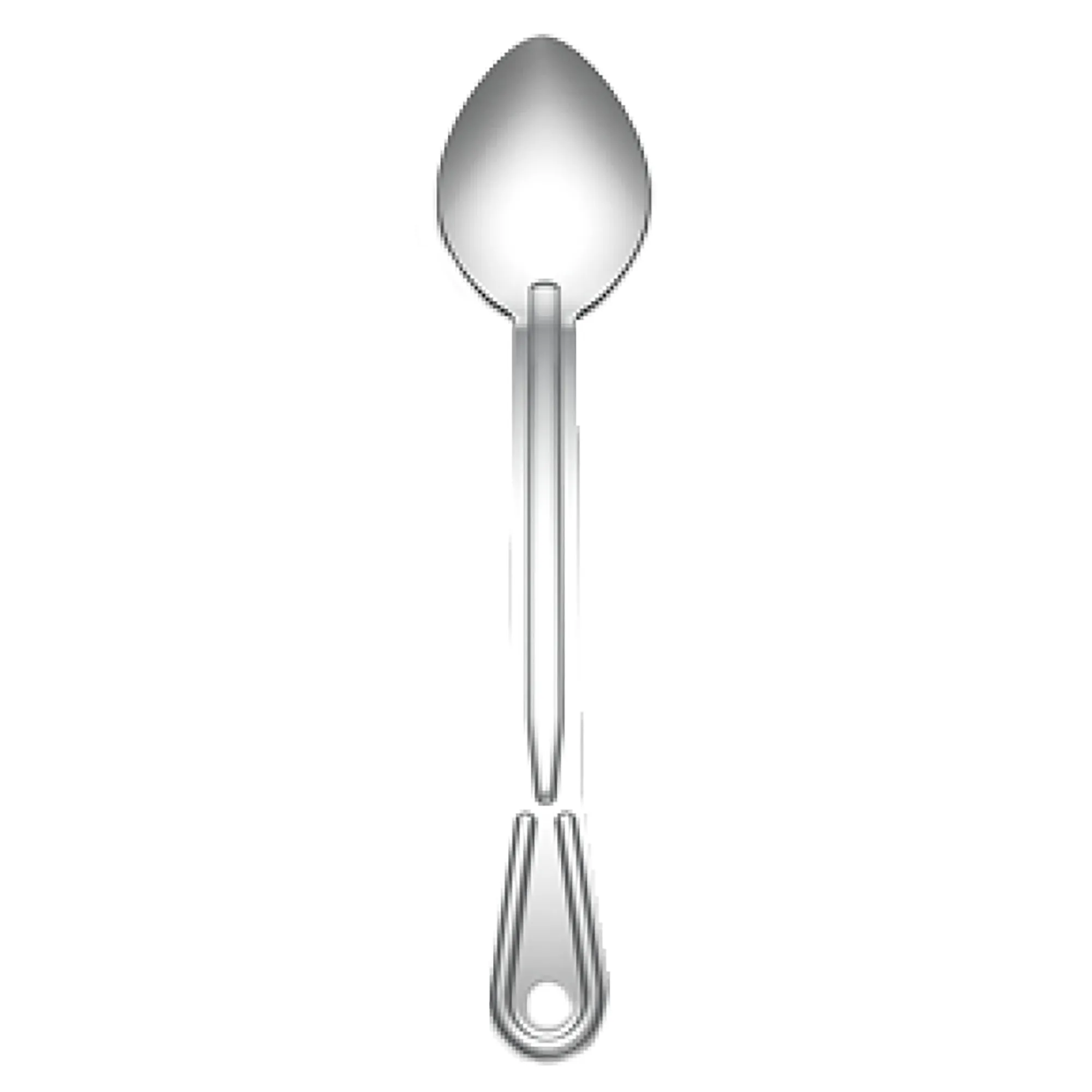 Browne RENAISSANCE Heavy-Duty Stainless Steel Curved Basting Spoon - Various Options - Image 2