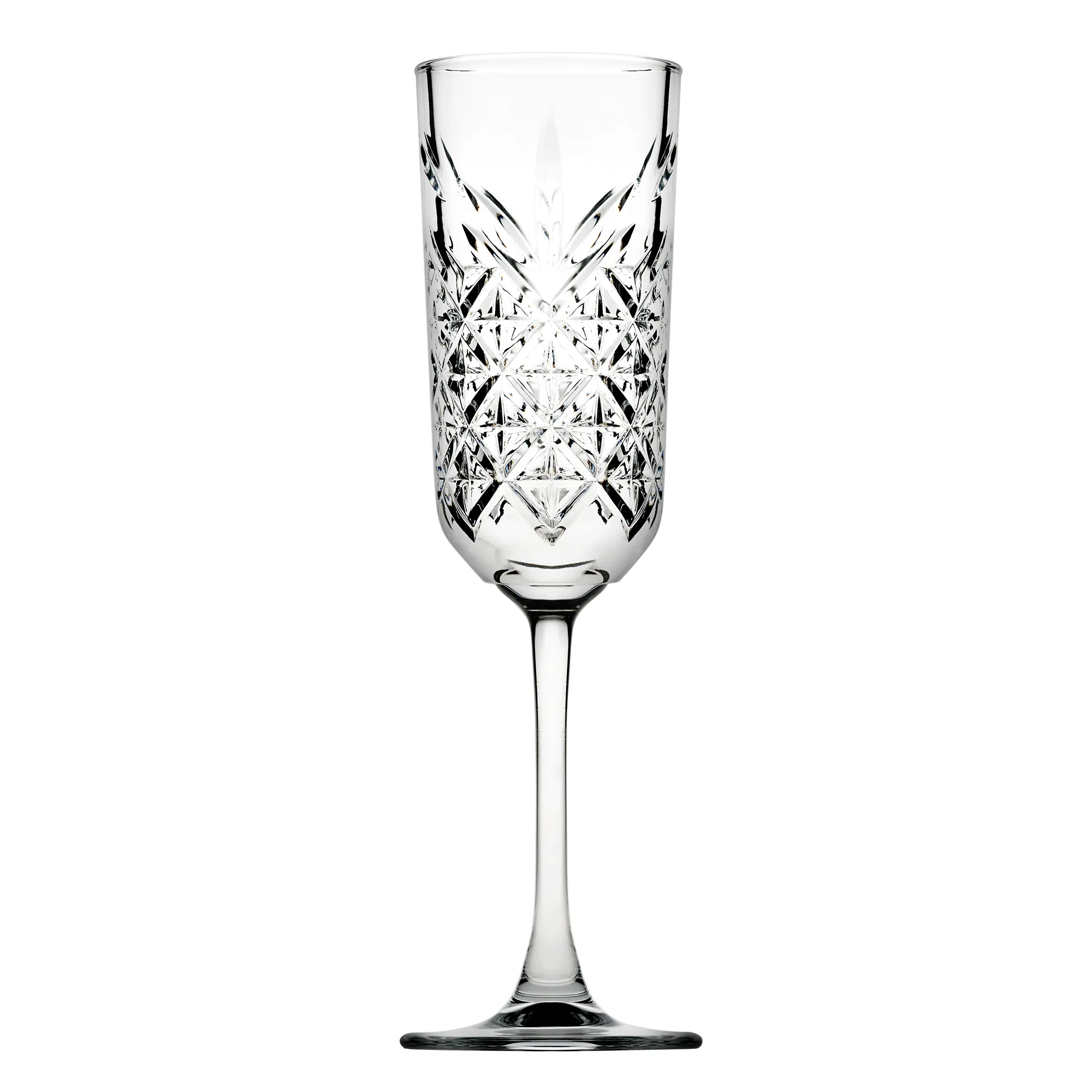 Browne TIMELESS Champagne Flute Glass (Pack of 12) - 6 Oz Capacity