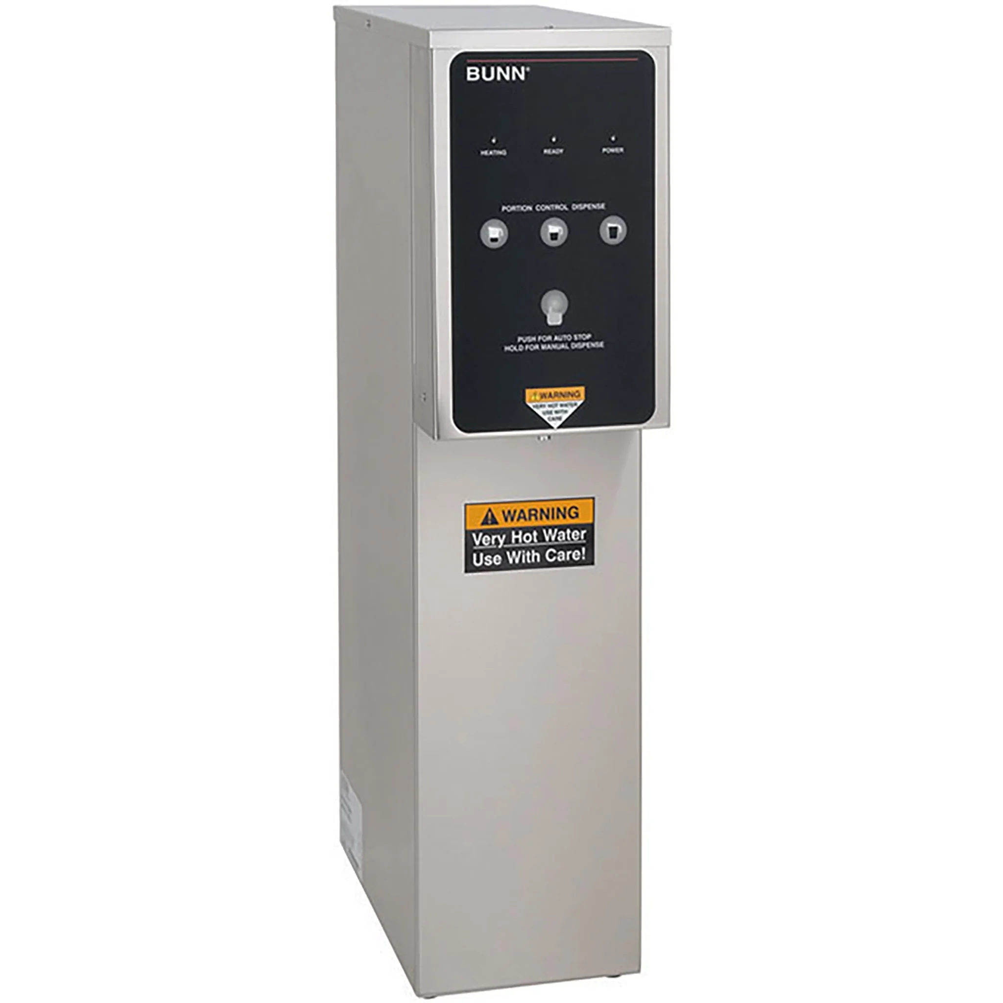 Bunn H5E-DV-PC Hot Water Dispenser with Button - 5 Gallon (18.9L) Capacity, Dual Voltage