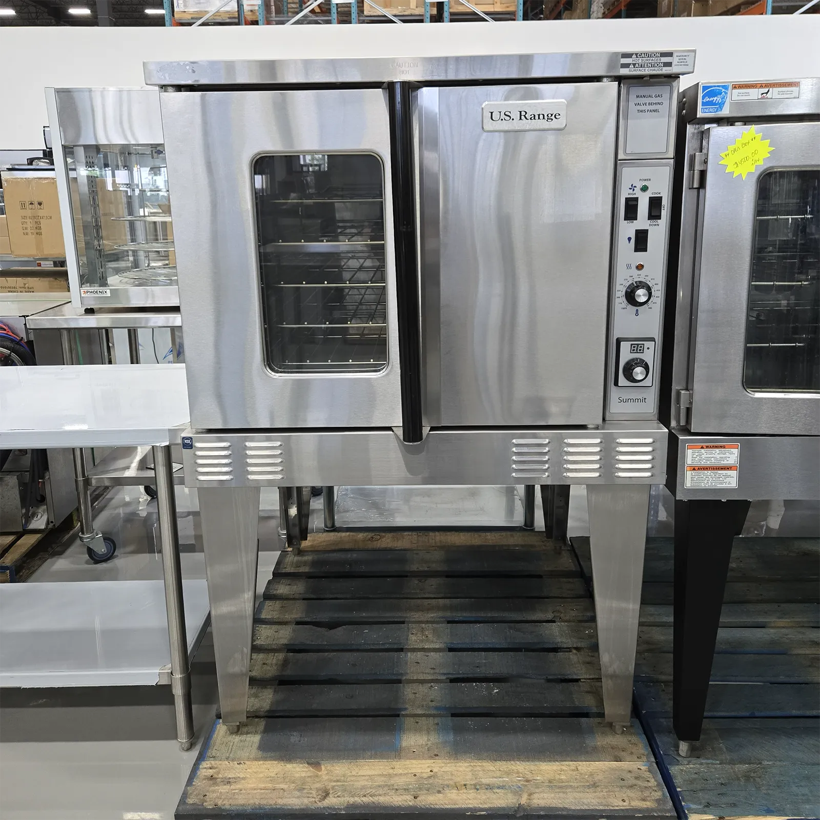 **Certified Used** US Range SUMG-100 Natural Gas Full Size Convection Oven