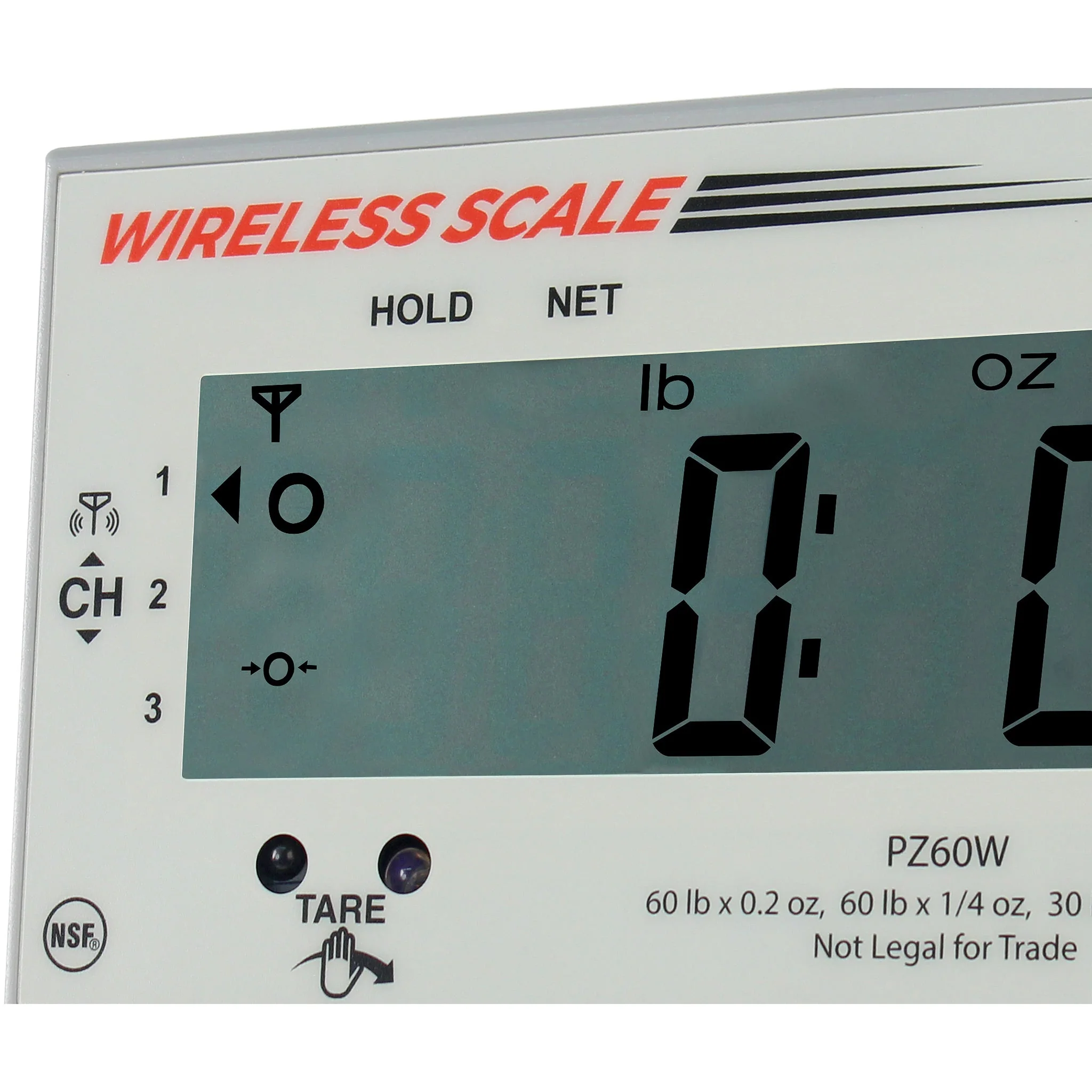 Detecto PZ Series Wireless Portioning Ingredient Scale - 30 Lbs & 60 Lbs Capacity - Image 7