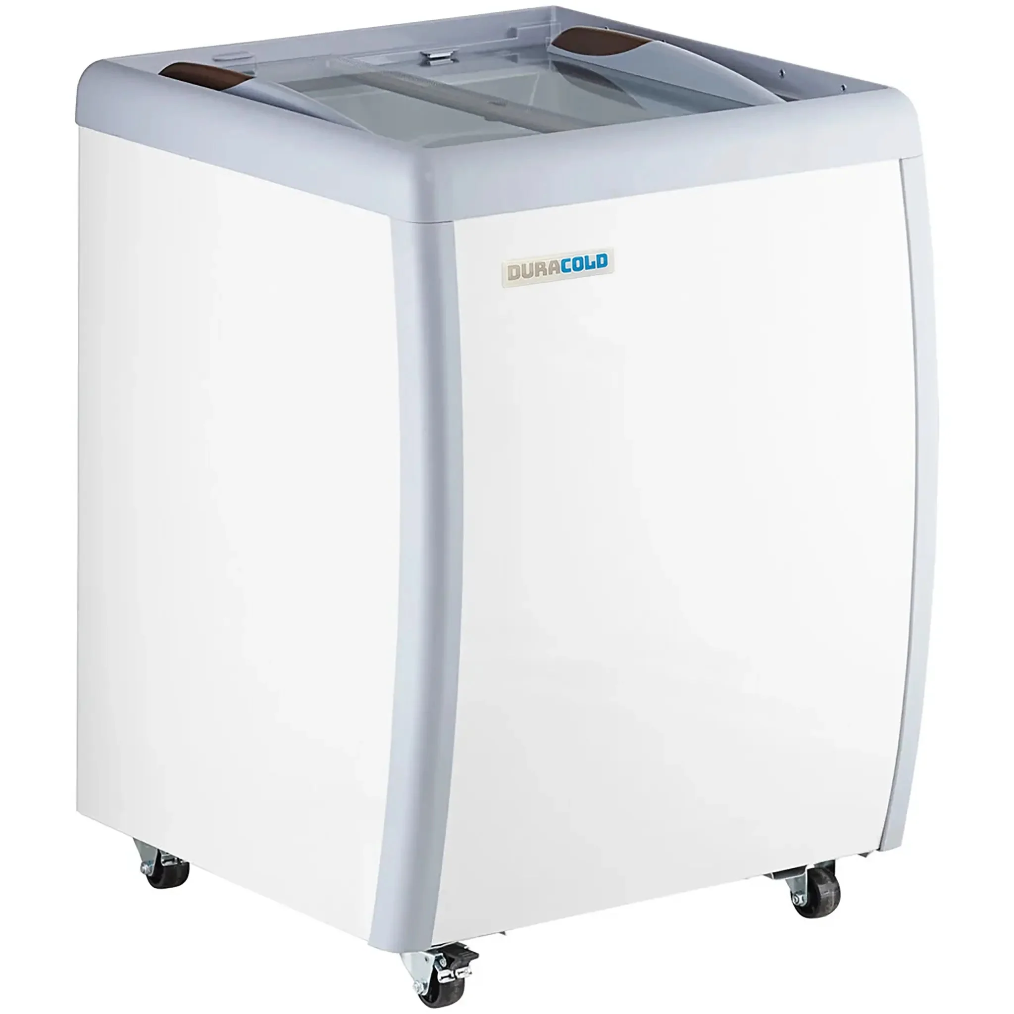 Duracold DIPC-26 Ice Cream Dipping & Gelato Freezer - 4 Tub/3 Pan Capacity, With or Without Sneeze Guard - Image 2