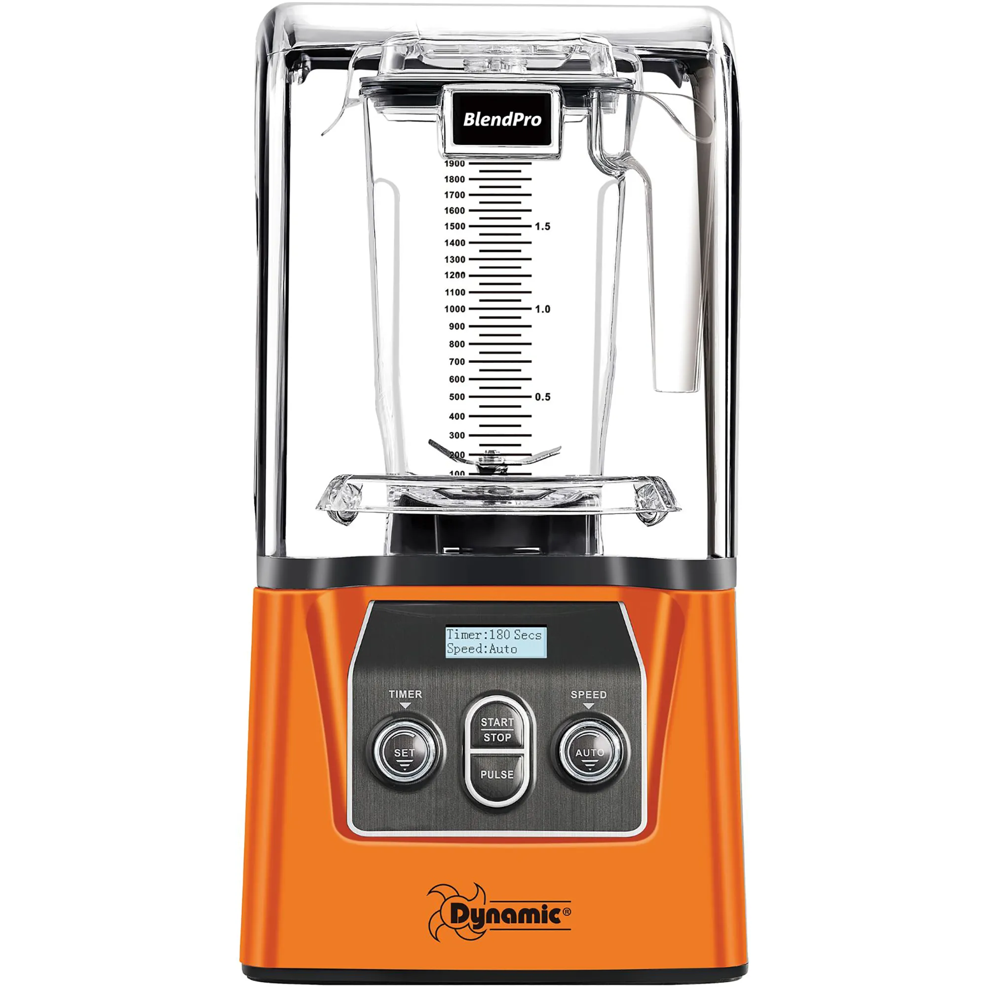 Dynamic BlendPro 3SE Commercial Blender with Touch Pad Controls & Sound Enclosure - 68 Oz/2L Capacity, 3 HP