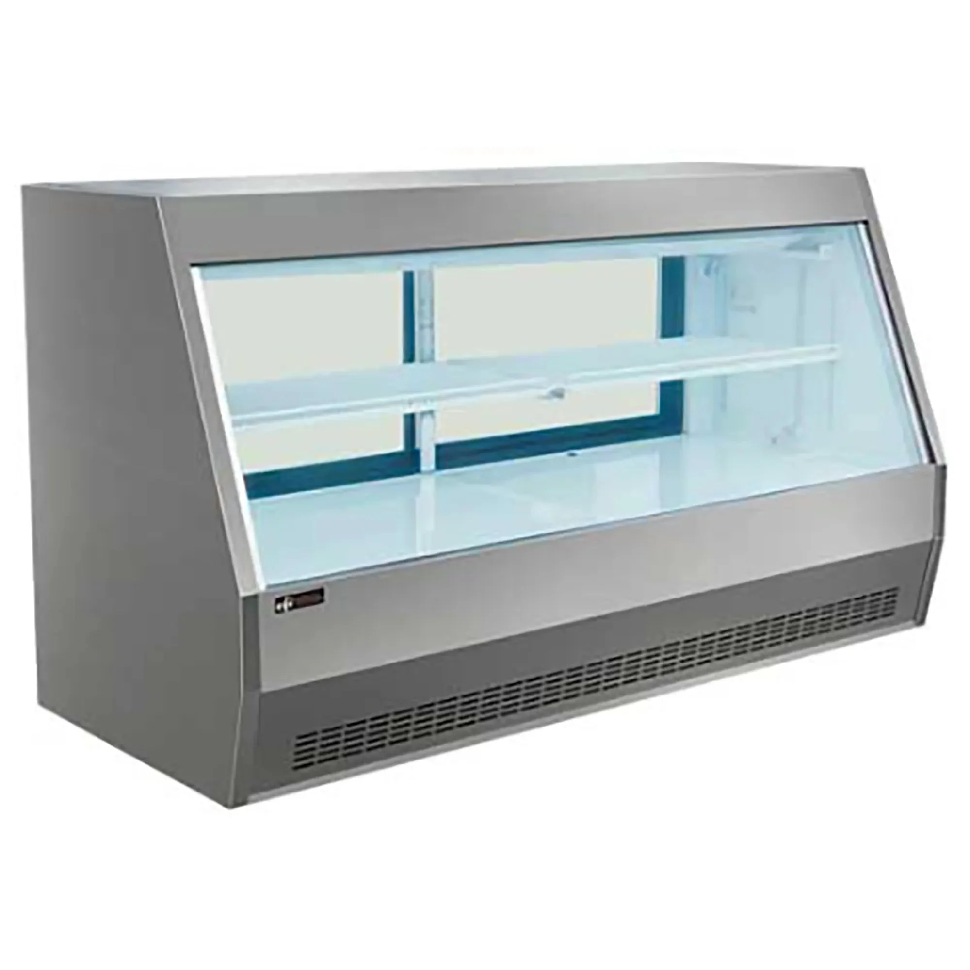 EFI CDS-2000B Straight Glass 79" Refrigerated Deli Case - Available in Black or Stainless Steel Finish - Image 2