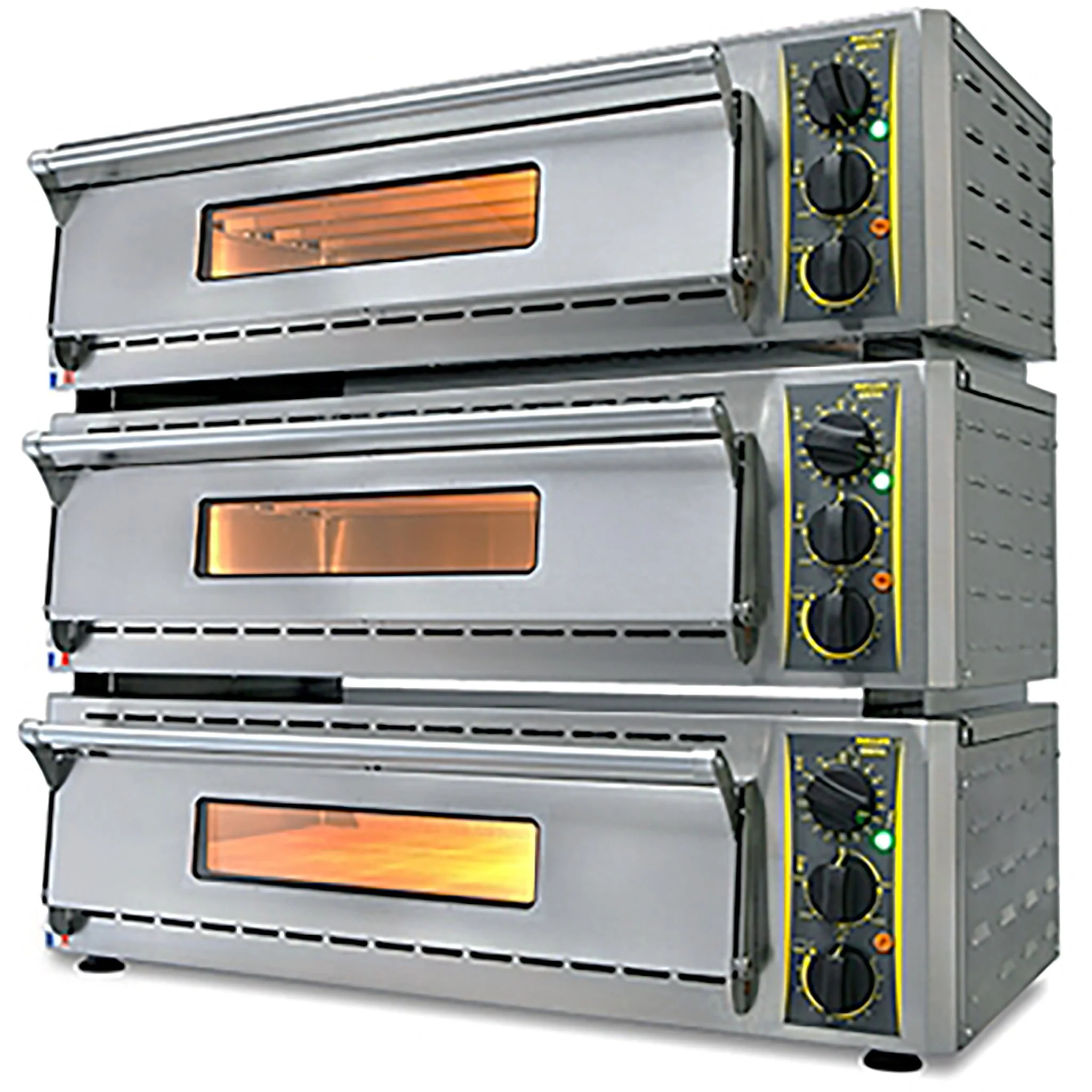 Equipex PZ-430S Electric 17" Single Deck Counter Top Pizza Oven - 120V or 208-240V - Image 3