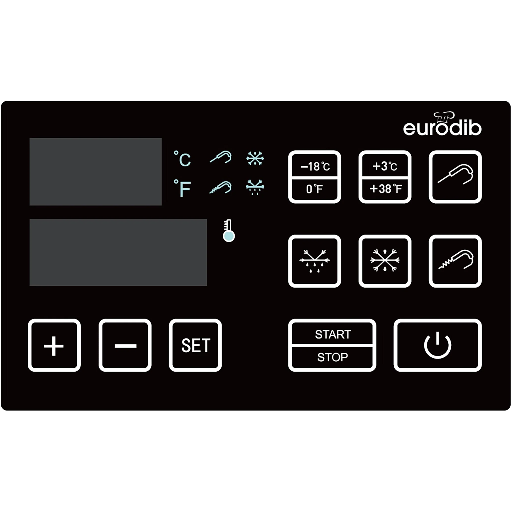 Eurodib ECOBLAST320 Blast Chiller/Freezer - Fits 5 Full Size Steam Table Pans, 120V - Image 3