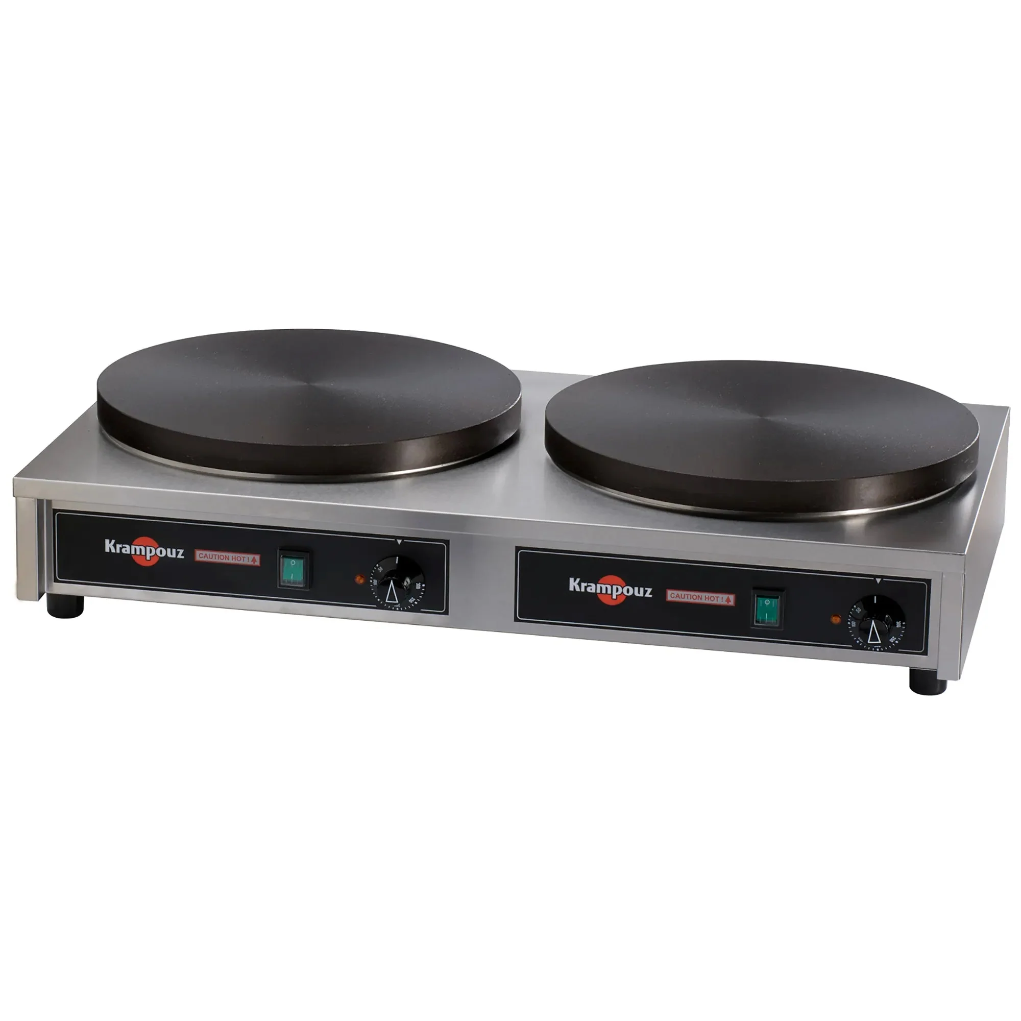 Eurodib CECIJ4 Krampouz Electric Deluxe 15.75" Double Crepe Maker - 208-240V, 3600W
