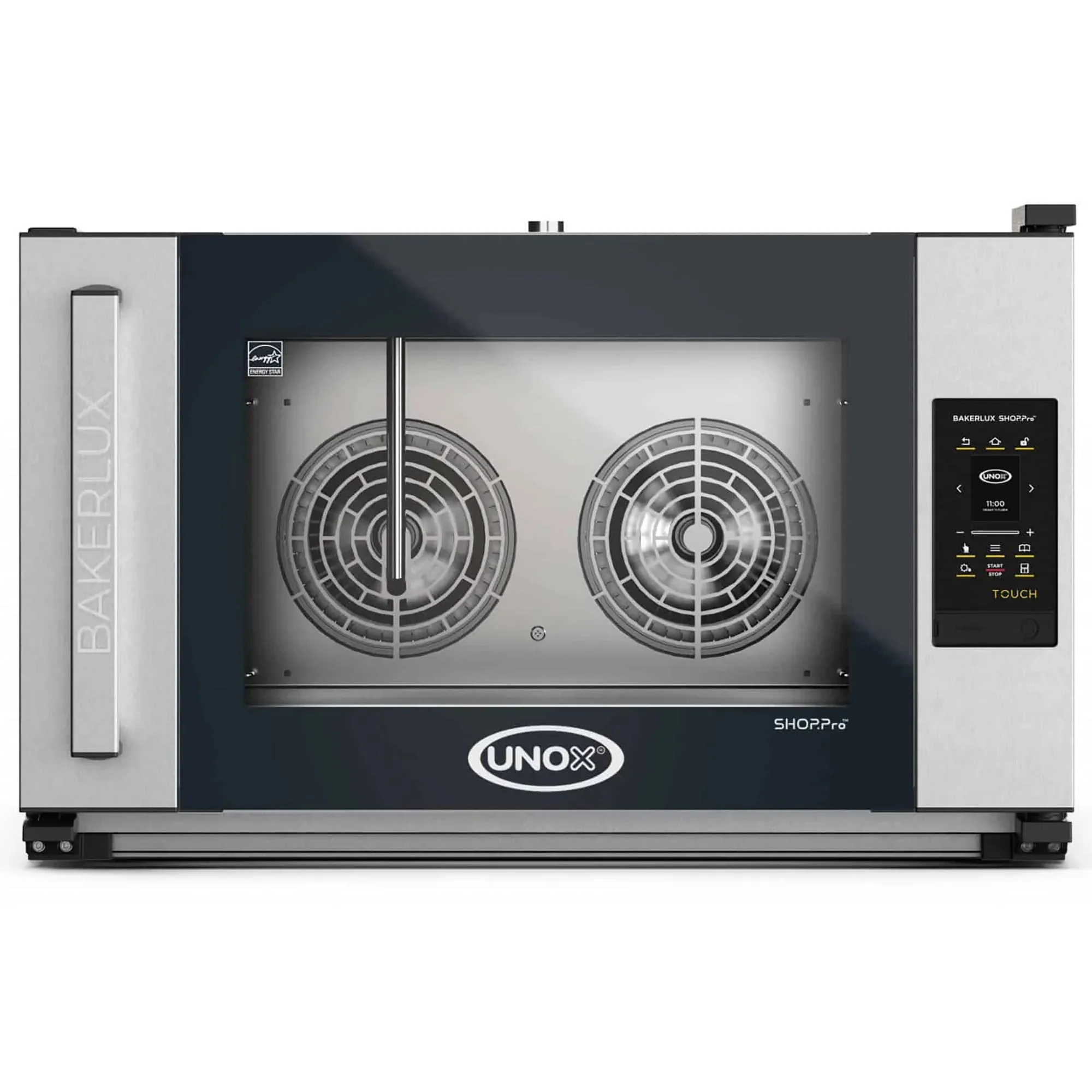 Eurodib Unox XAFR-04FS-ETDV Rosella Electric Digital Counter Top Convection Oven With Humidity - 208-240V, Fits 4 Full Size Sheet Pans - Various Configurations - Image 2