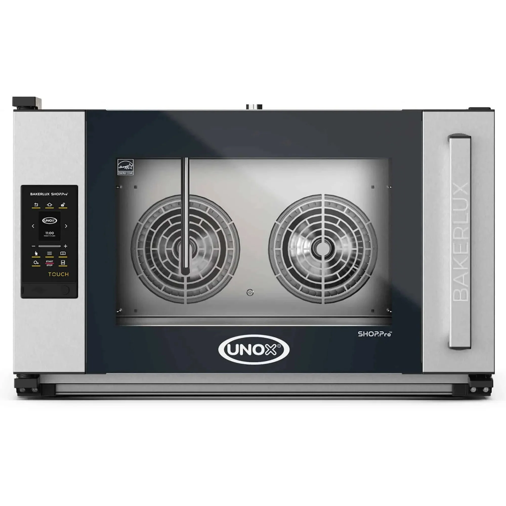 Eurodib Unox XAFR-04FS-ETDV Rosella Electric Digital Counter Top Convection Oven With Humidity - 208-240V, Fits 4 Full Size Sheet Pans - Various Configurations - Image 3