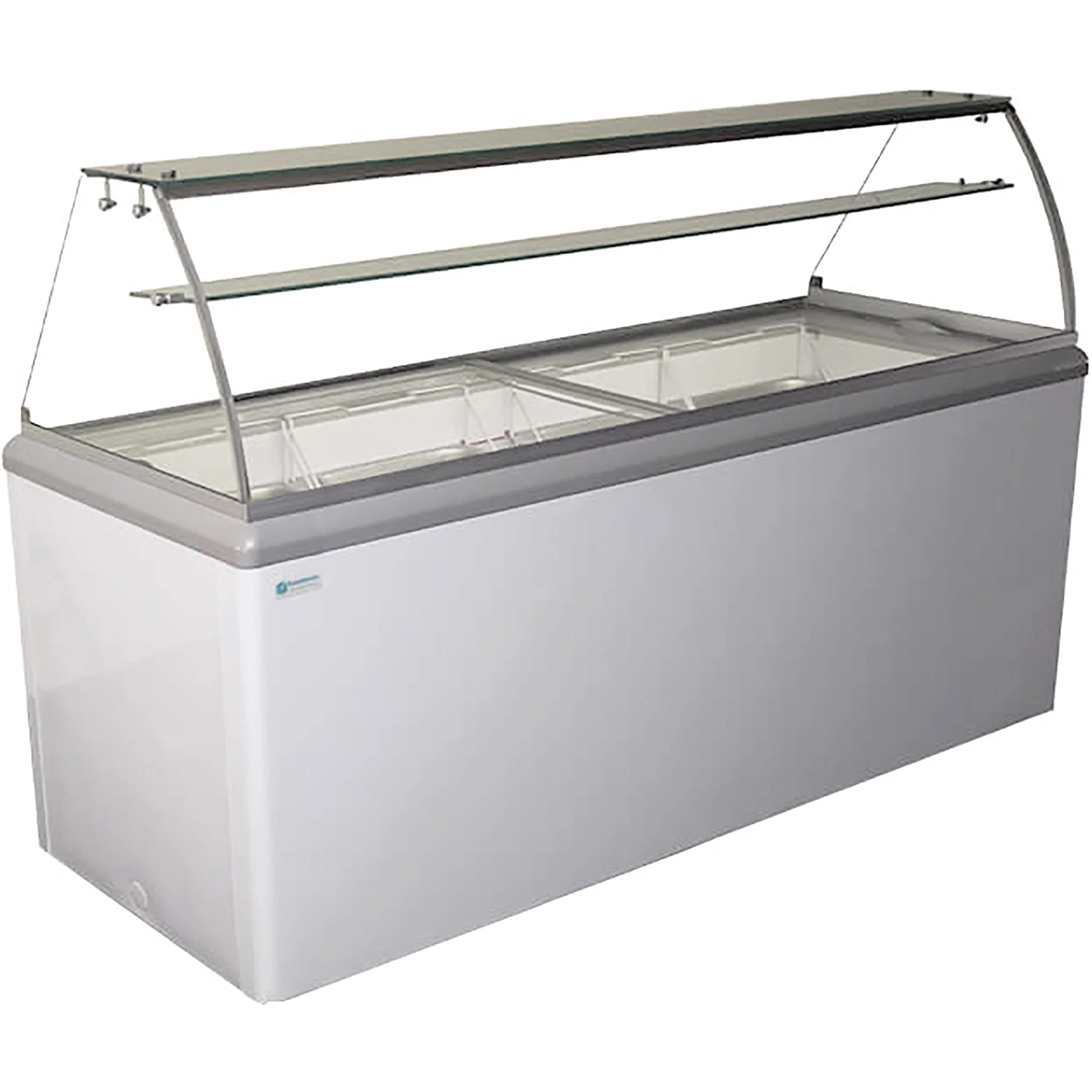 Excellence HBD-12HC 71" Ice Cream Dipping Freezer - 12 Tub Capacity