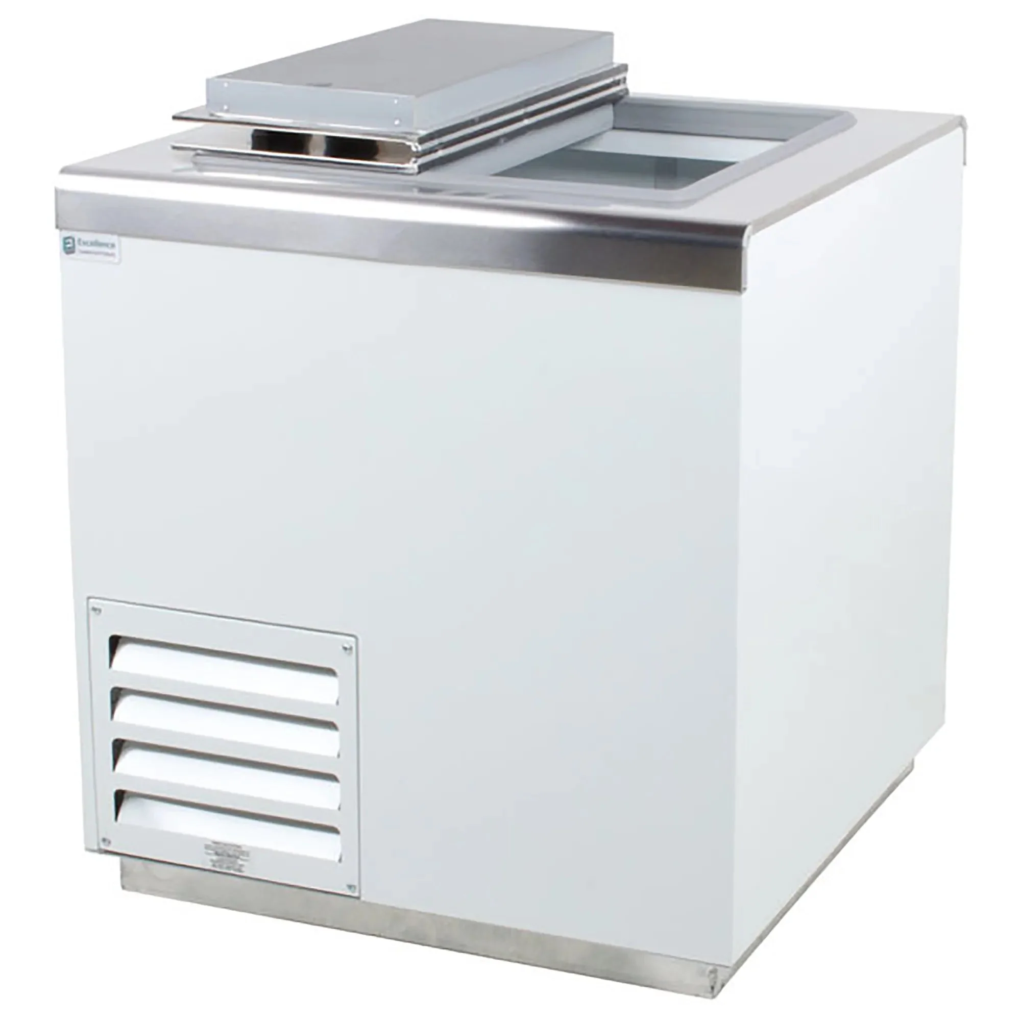 Excellence HFF-4HC Ice Cream Dipping Freezer With Flip Top Lid - 7 Tub Capacity - Image 2