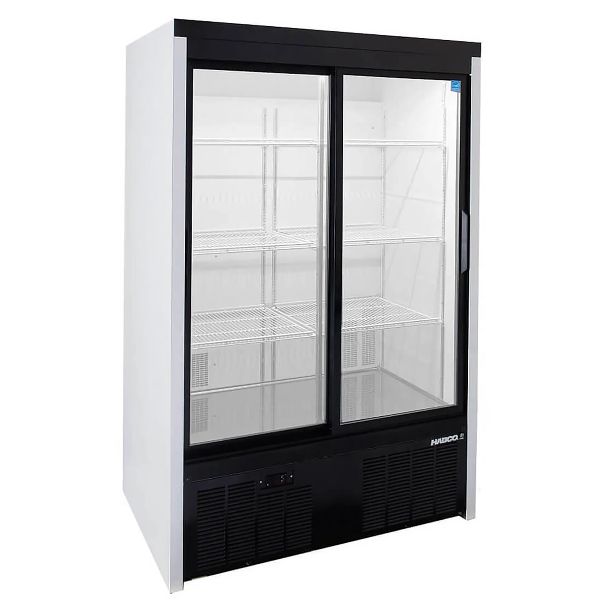 Habco SE40EHC Double Sliding Door 47" Wide Display Refrigerator