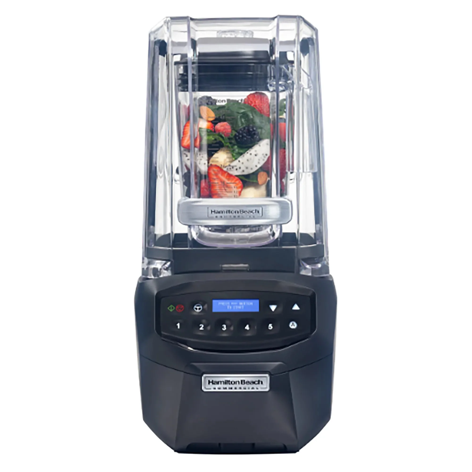 Hamilton Beach HBH855 The Summit High Performance Blender with Programmable Controls & Sound Enclosure - 48 Oz/1.4L Capacity, 3.5 HP