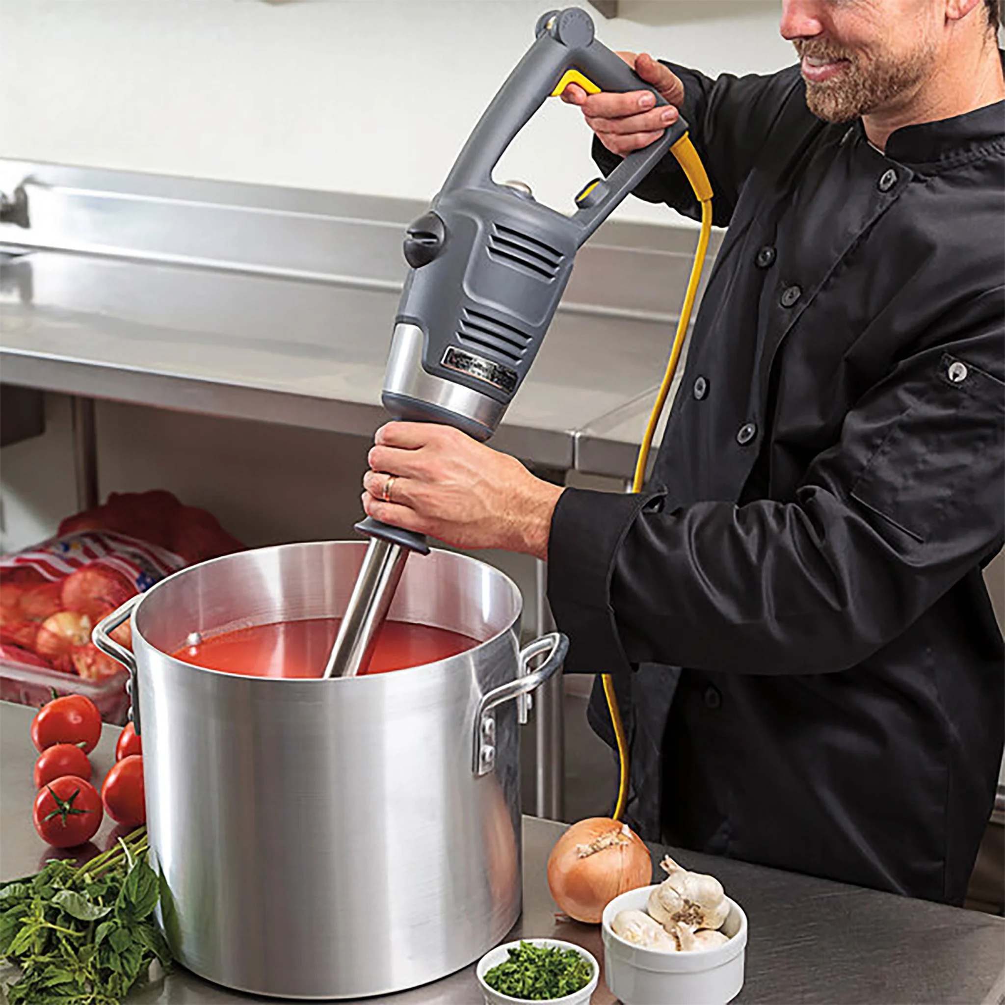 Hamilton Beach HMI Series Commercial Immersion Blender - Variable Speed, 12" to 21" Blending Arm, 800W - Image 6